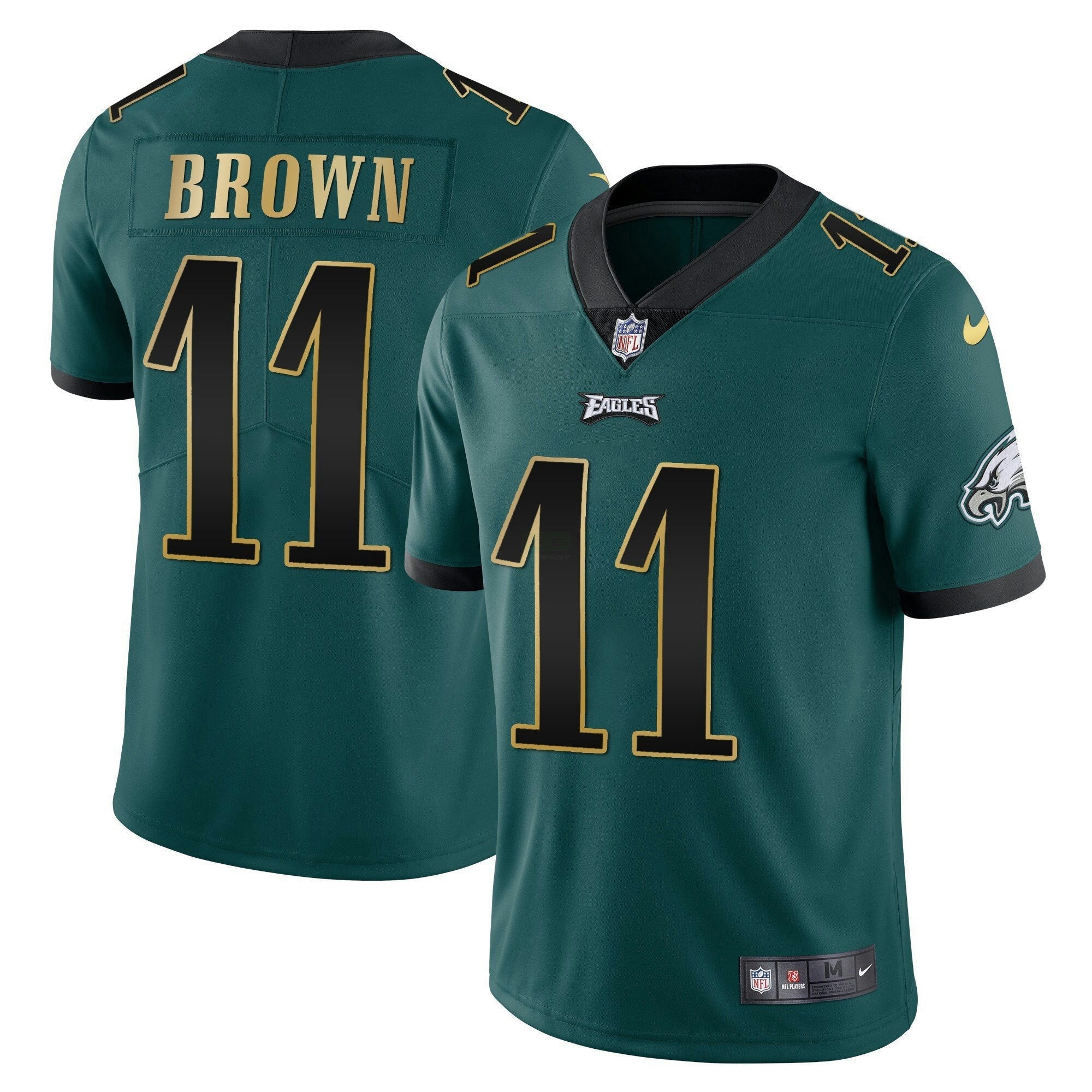 Camisa NFL Men’s Gold Trim Vapor Player Jersey