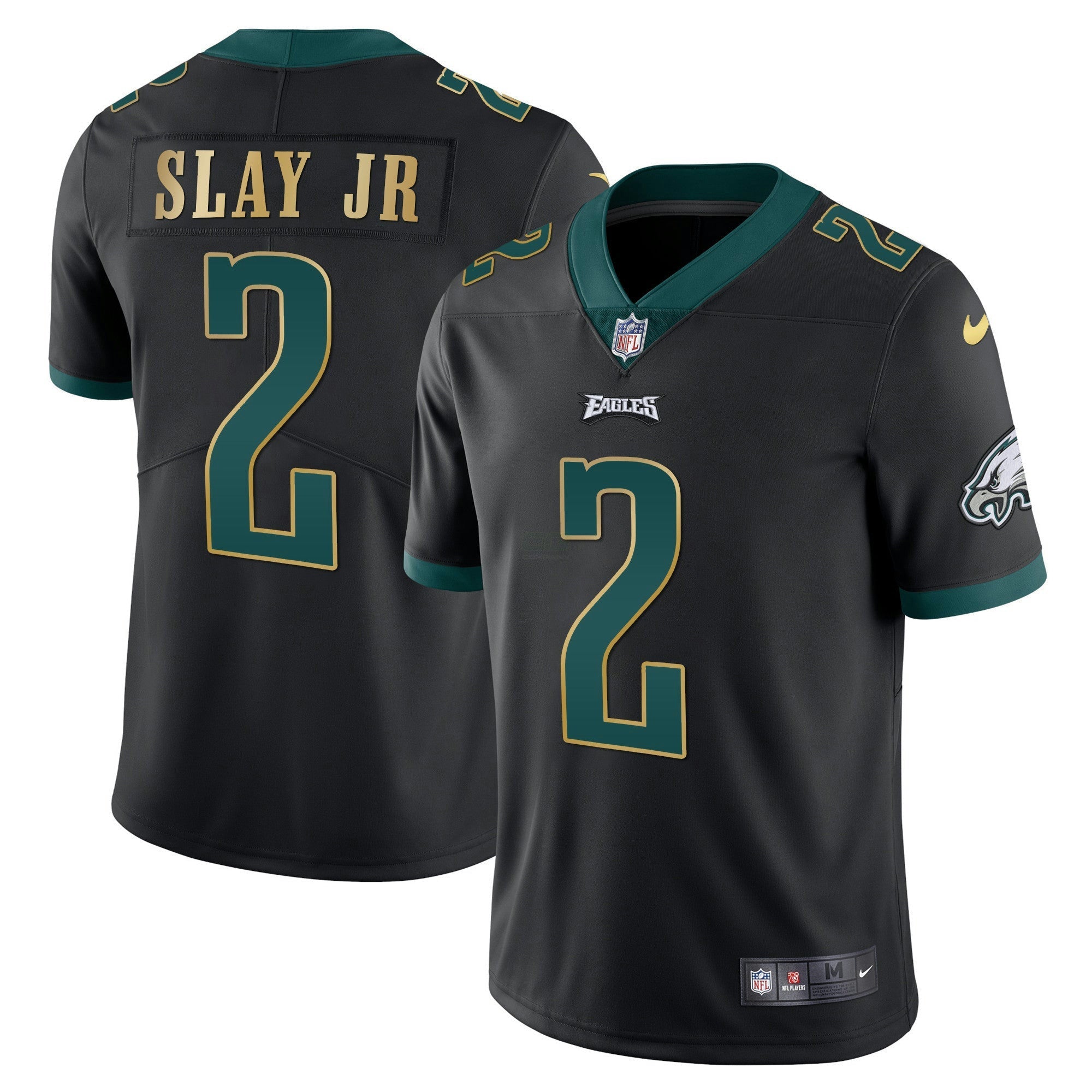 Camisa NFL Men’s Gold Trim Vapor Player Jersey