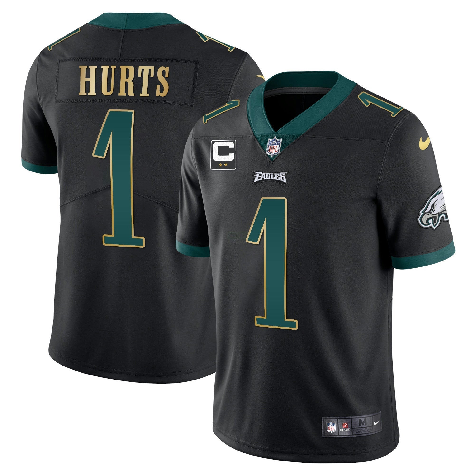 Camisa NFL Men’s Gold Trim Vapor Player Jersey