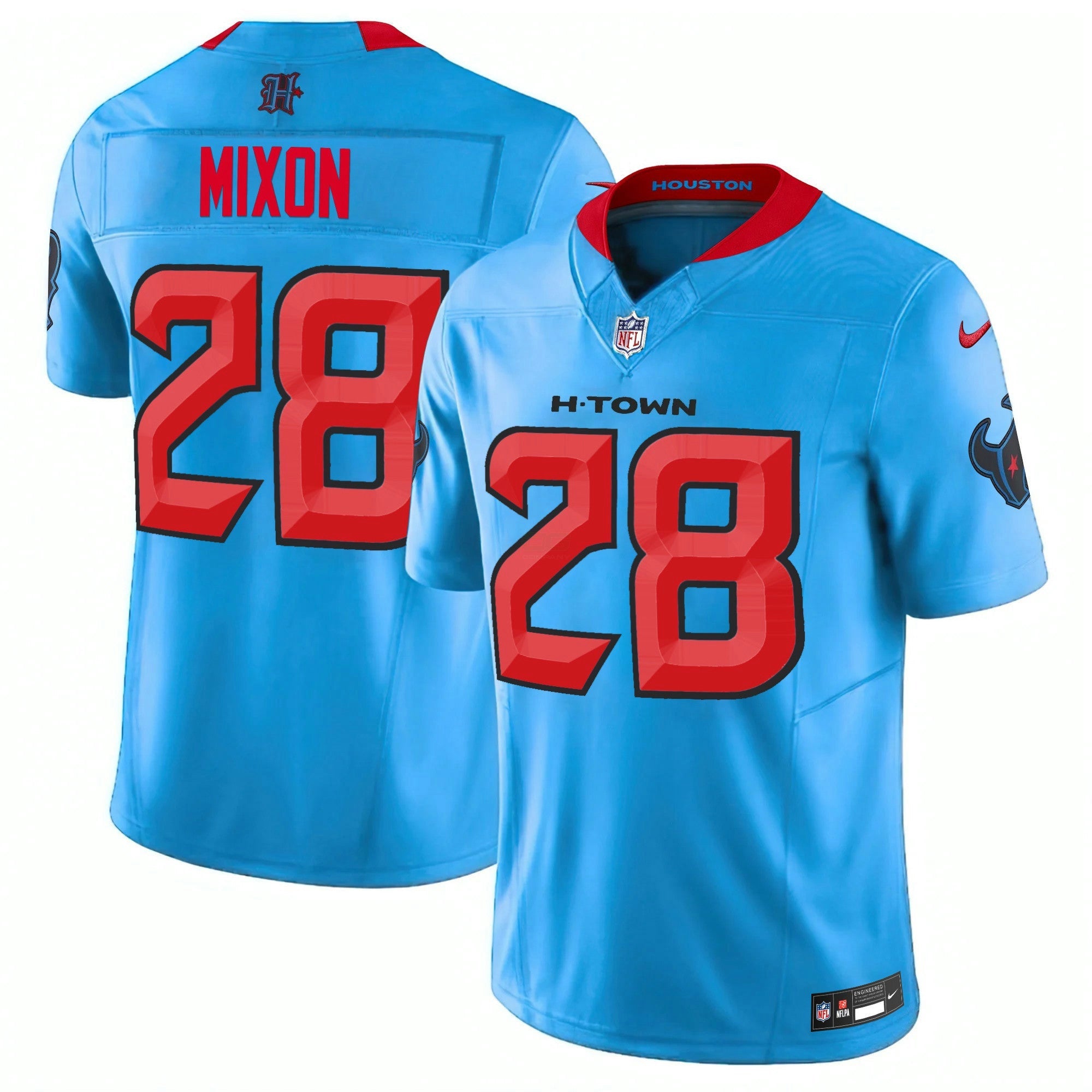 Camisa NFL Men’s Houston 2024 Vapor Limited Azul Jersey