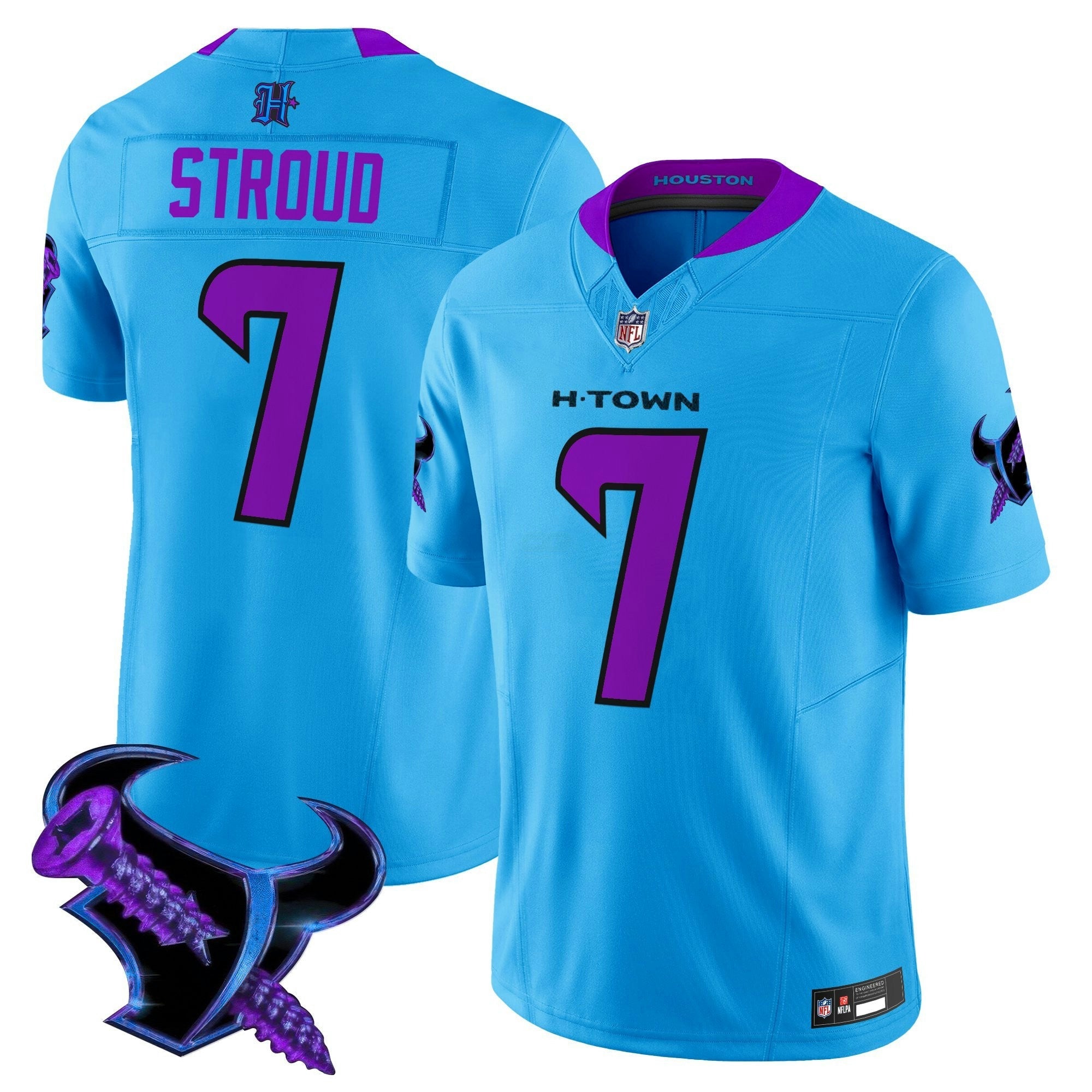 Camisa NFL Men’s Houston 2025 DJ Screw Vapor Limited Jersey
