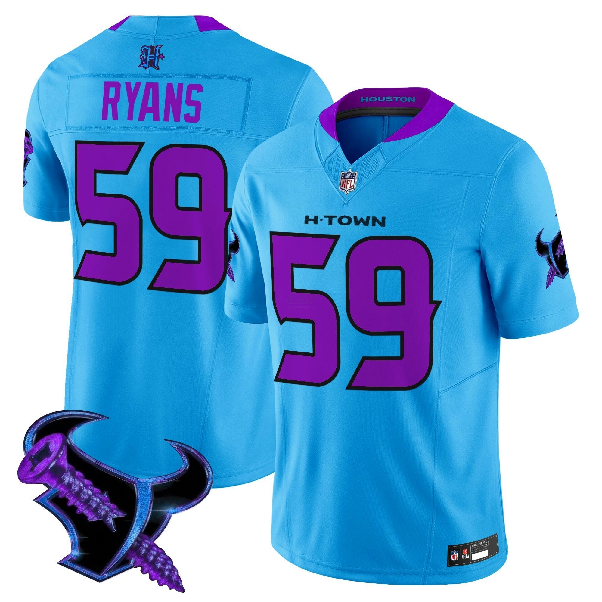 Camisa NFL Men’s Houston 2025 DJ Screw Vapor Limited Jersey