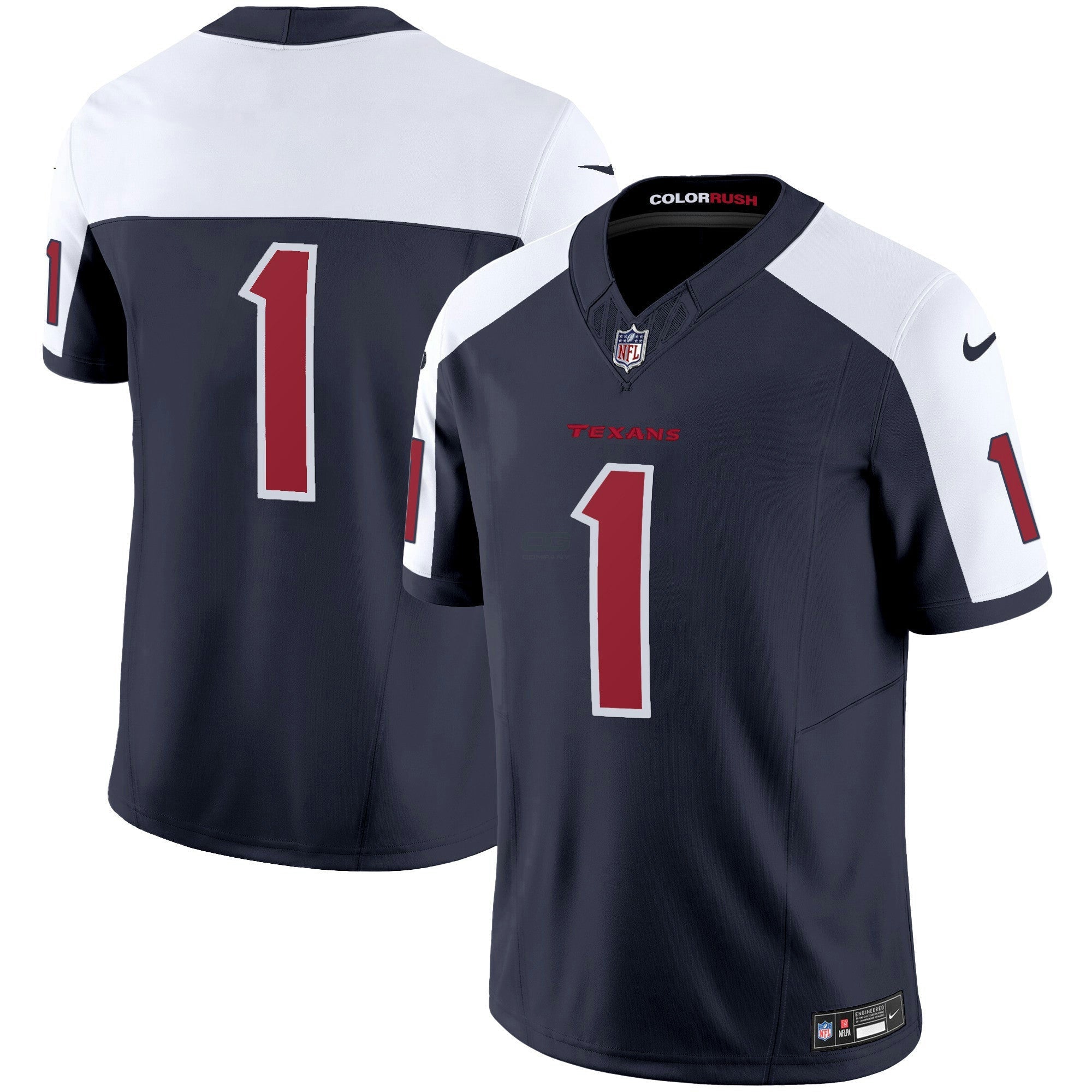 Camisa NFL Men’s Houston Color Rush Legend Vapor Jersey