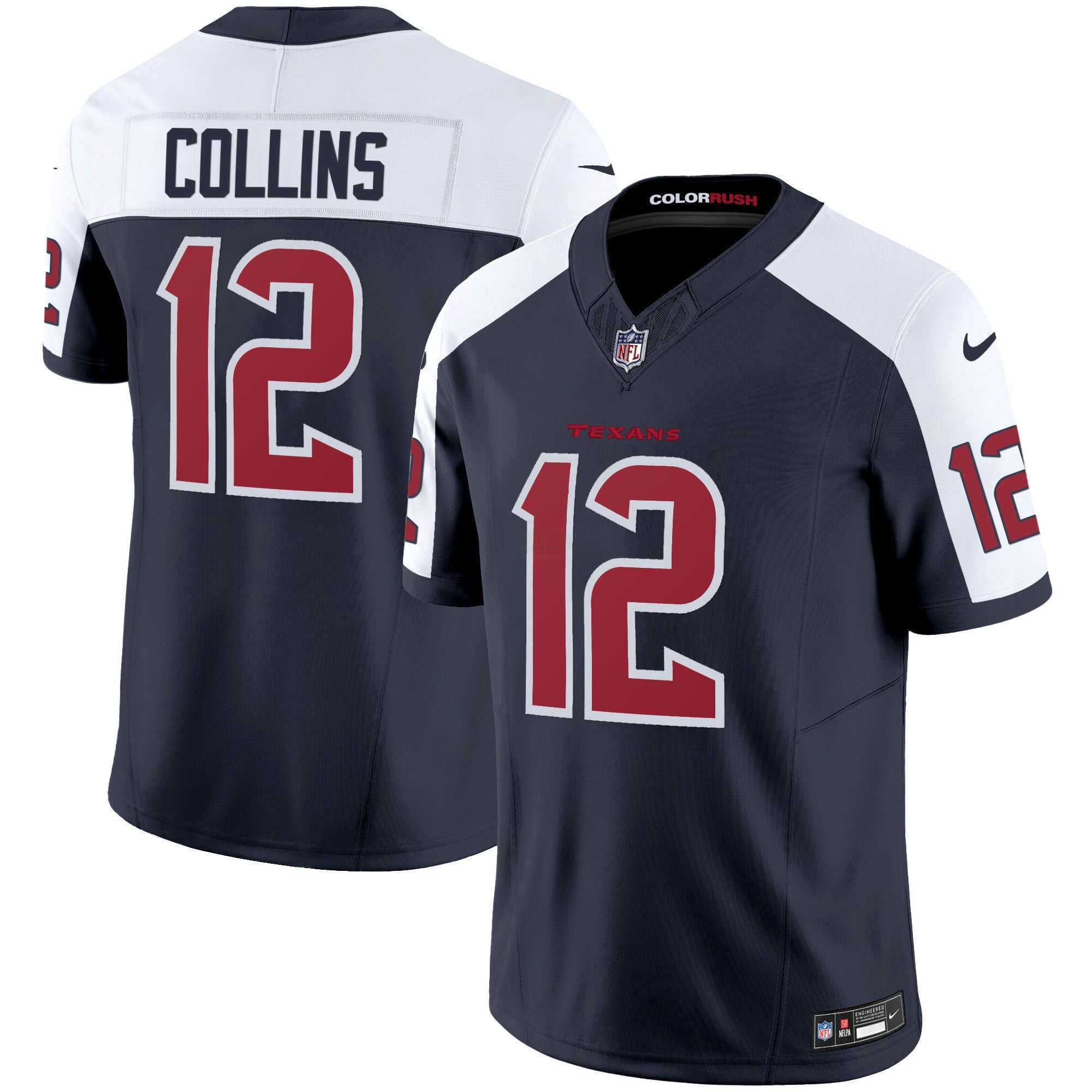 Camisa NFL Men’s Houston Color Rush Legend Vapor Jersey