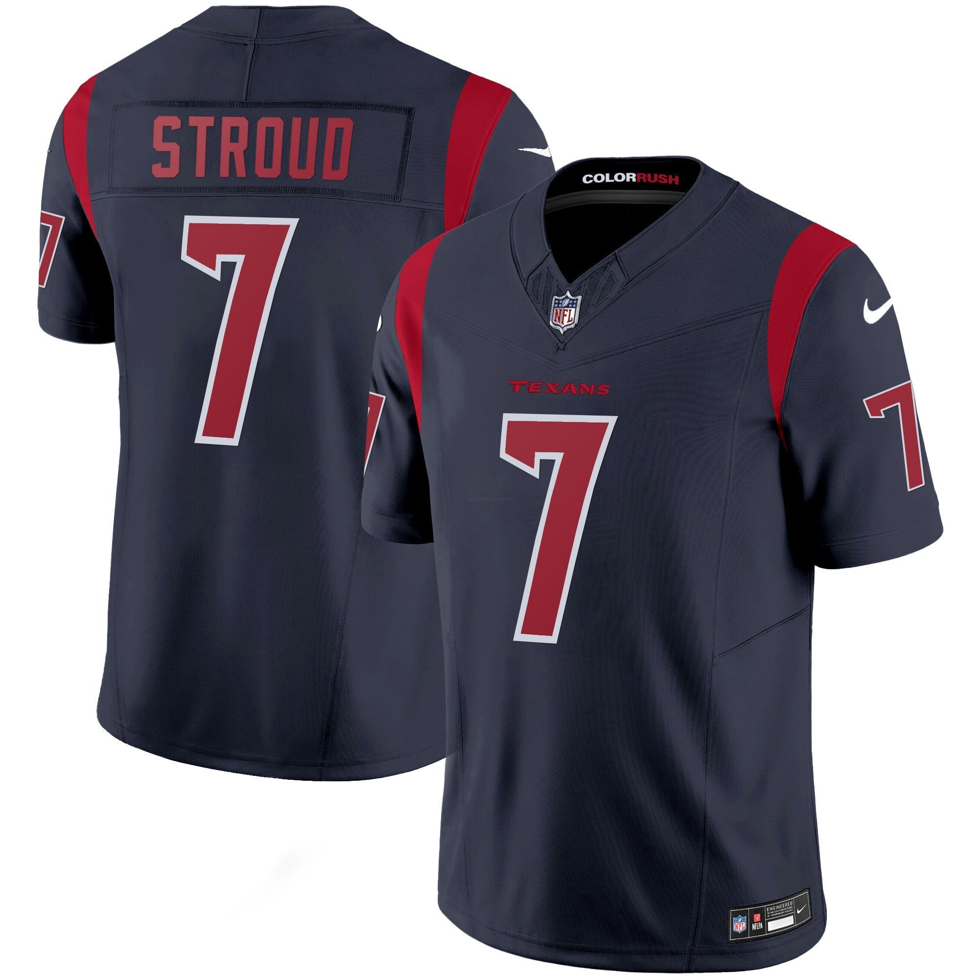 Camisa NFL Men’s Houston Color Rush Legend Vapor Jersey