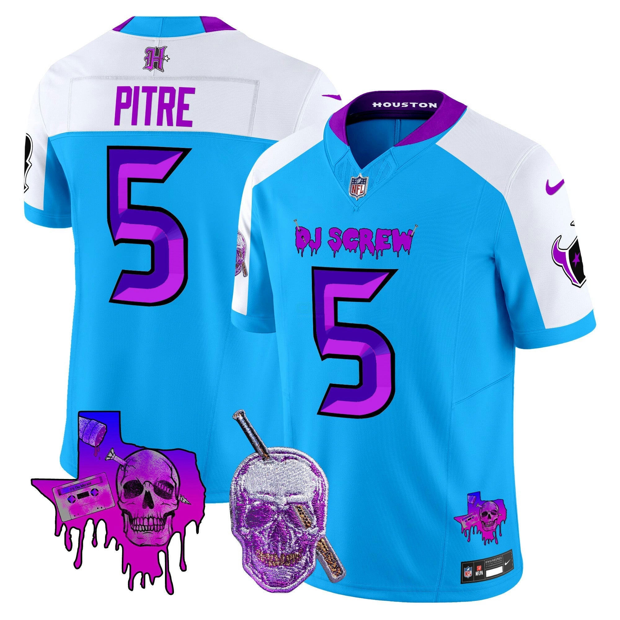 Camisa NFL Men’s Houston DJ Screw Vapor Limited Jersey