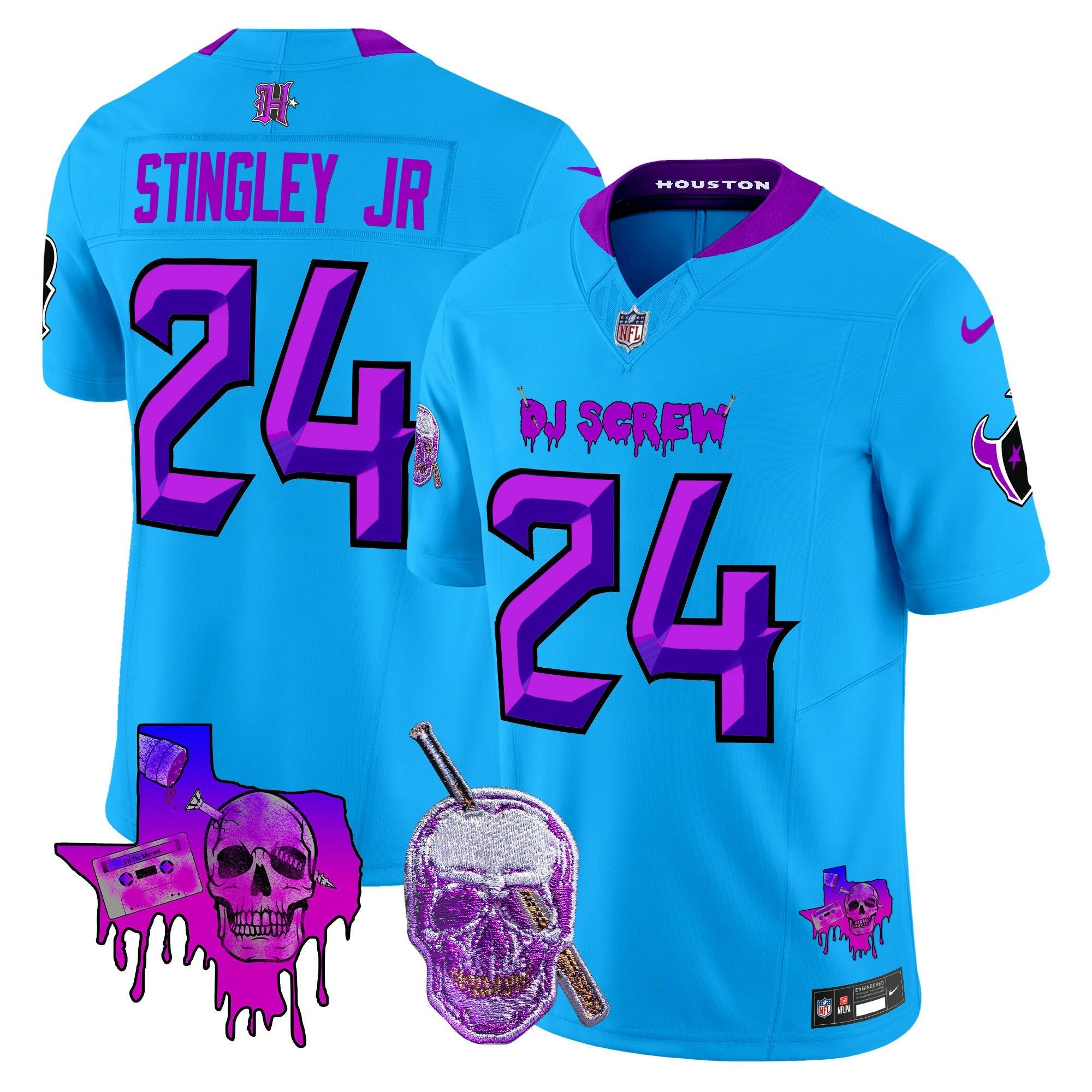 Camisa NFL Men’s Houston DJ Screw Vapor Limited Jersey