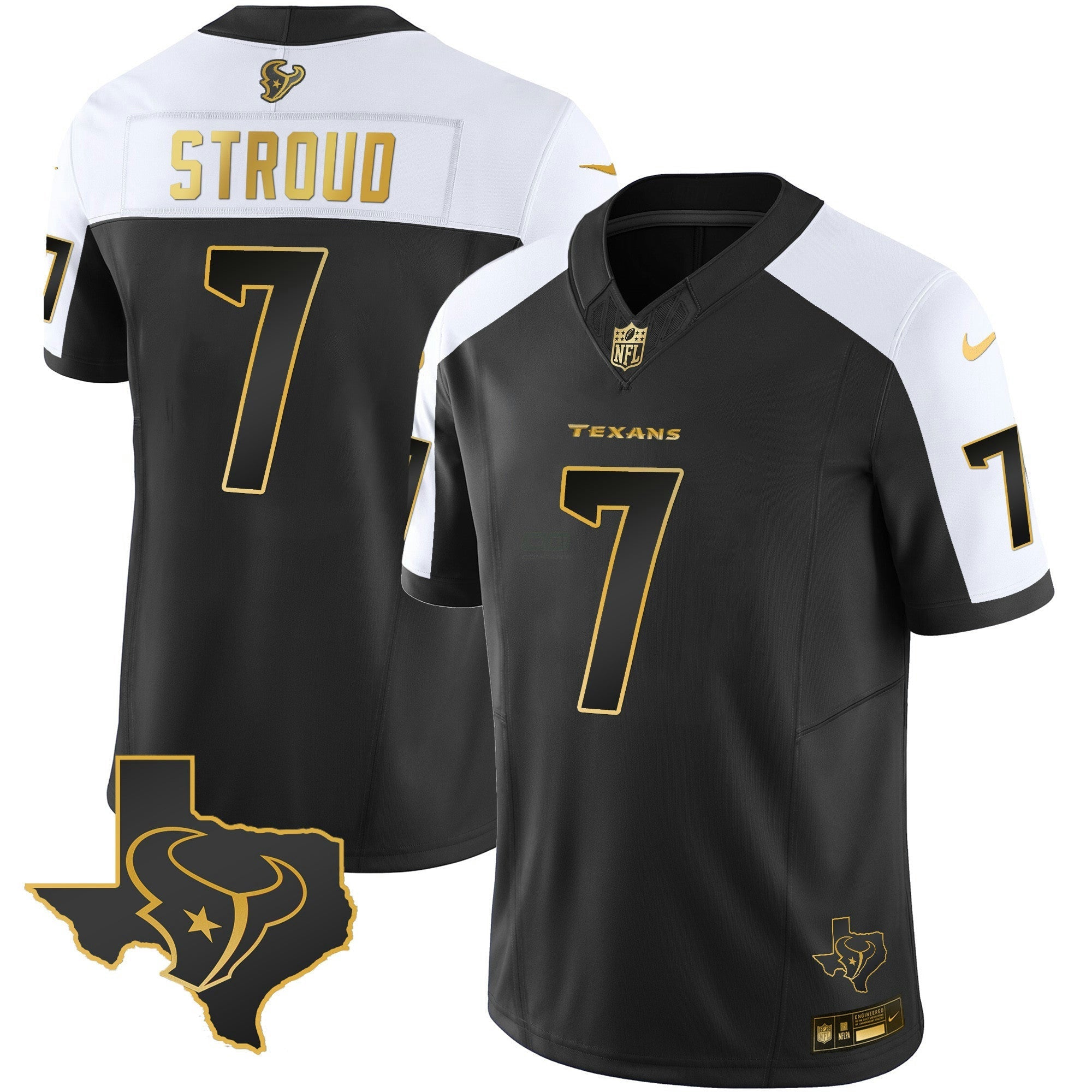 Camisa NFL Men’s Houston Gold Vapor Limited Jersey