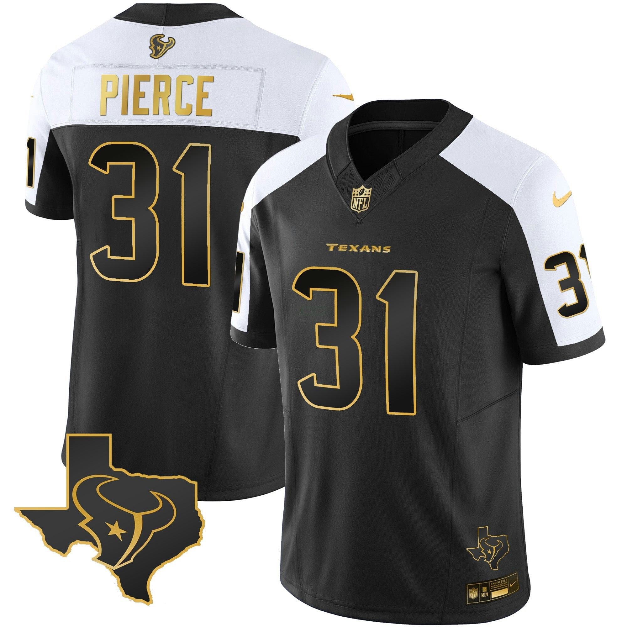 Camisa NFL Men’s Houston Gold Vapor Limited Jersey