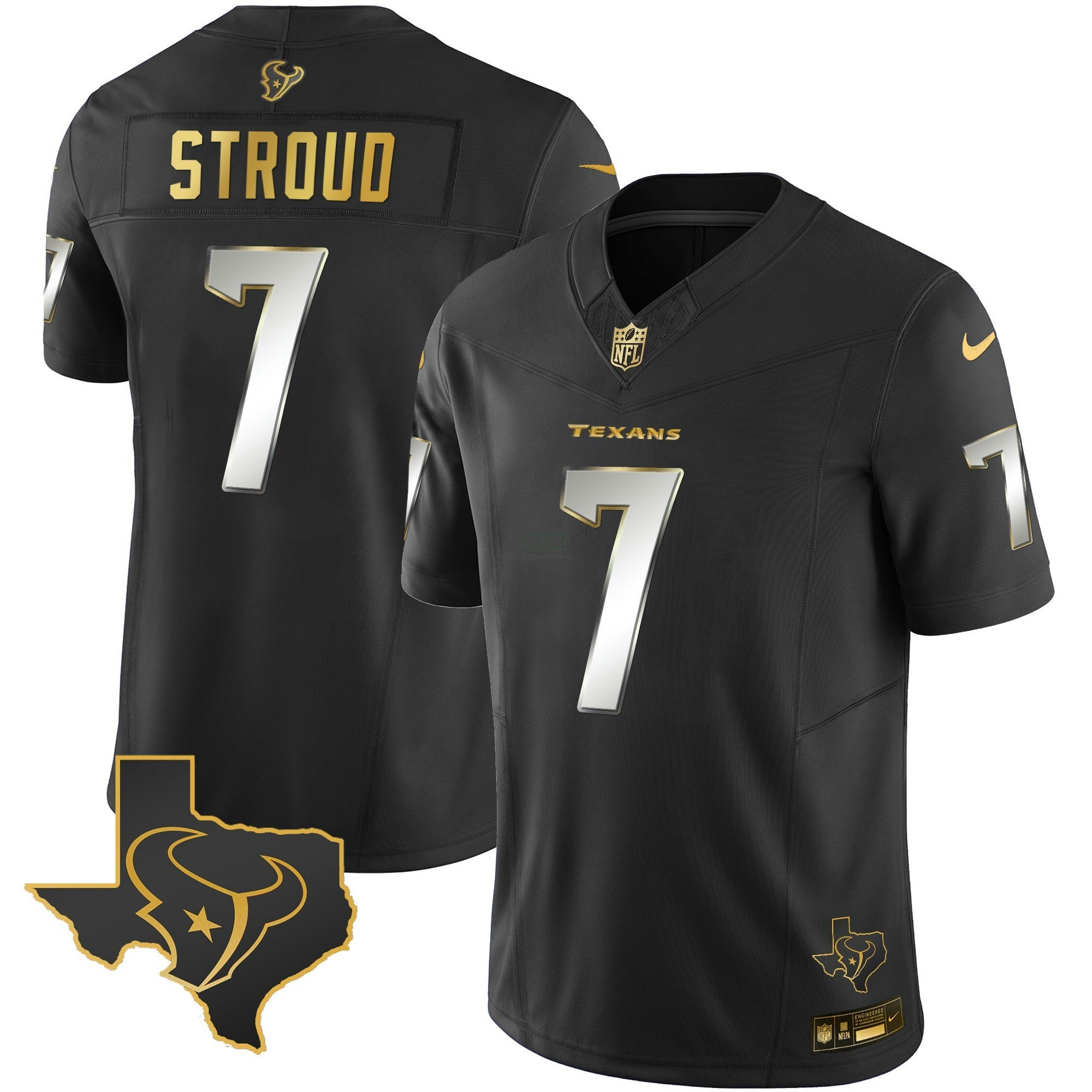 Camisa NFL Men’s Houston Gold Vapor Limited Jersey