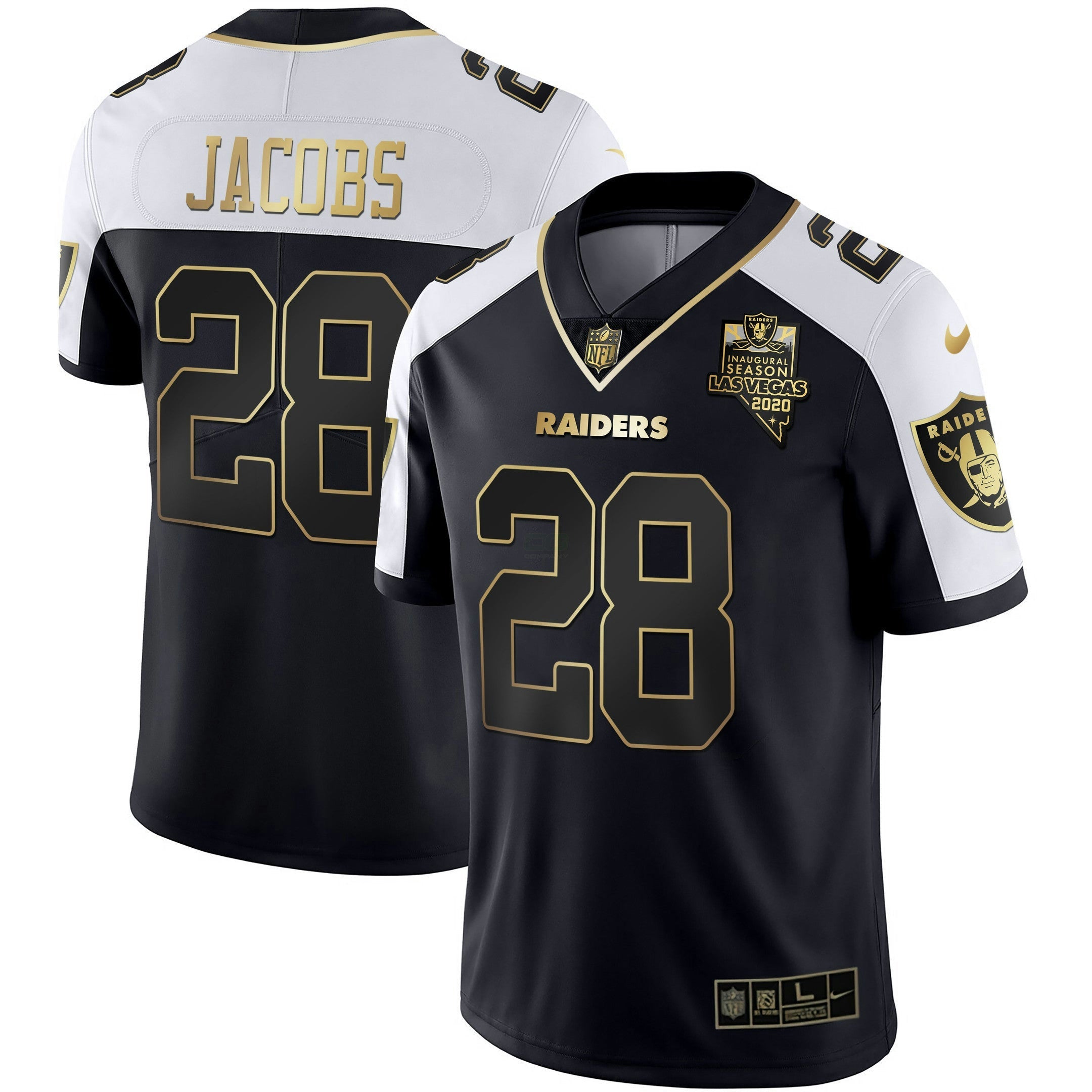 Camisa NFL Men’s Inaugural Season Patch Dourada & Split