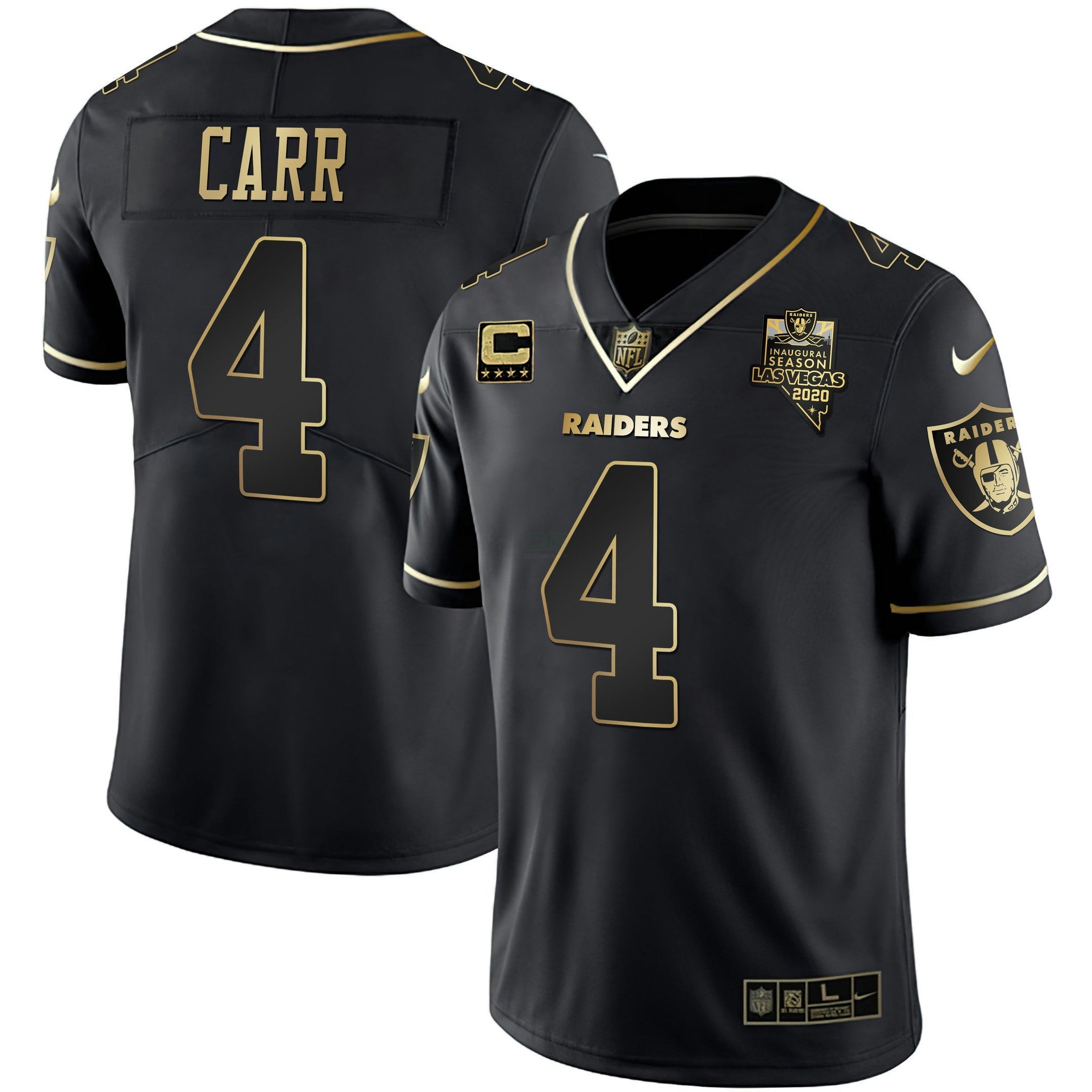 Camisa NFL Men’s Inaugural Season Patch Dourada & Split