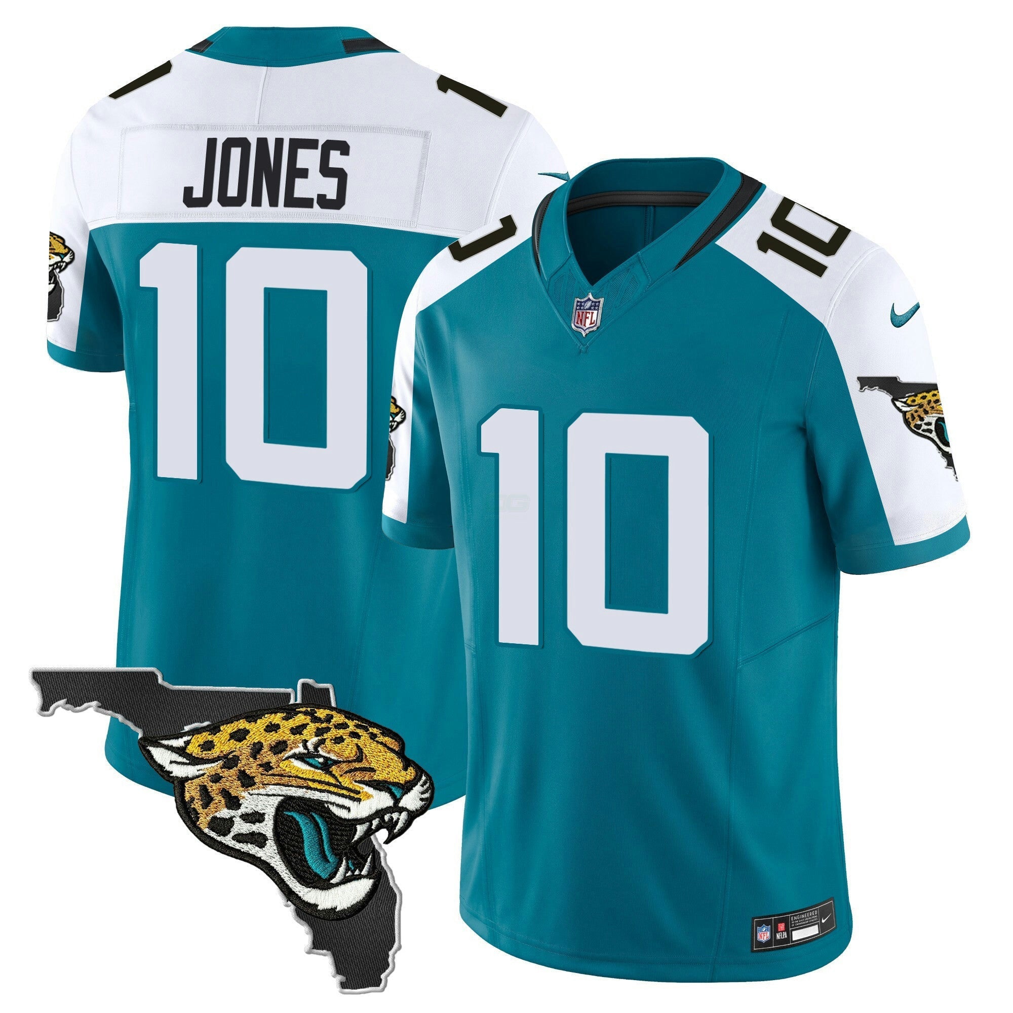 Camisa NFL Men’s Jacksonville Florida Patch Vapor Jersey