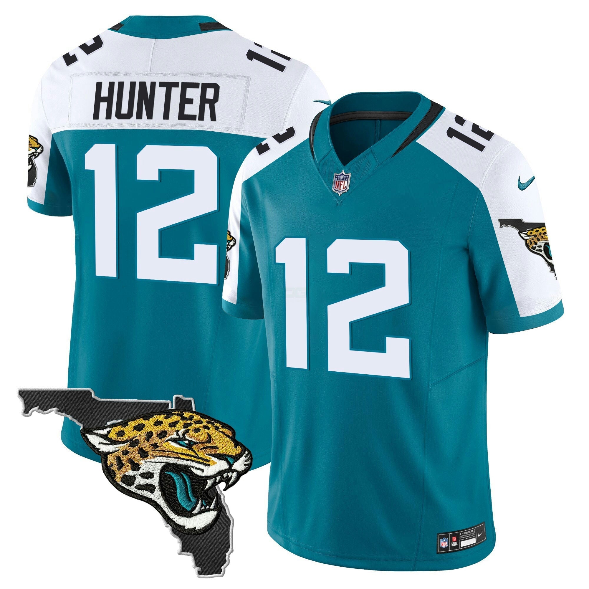 Camisa NFL Men’s Jacksonville Florida Patch Vapor Jersey