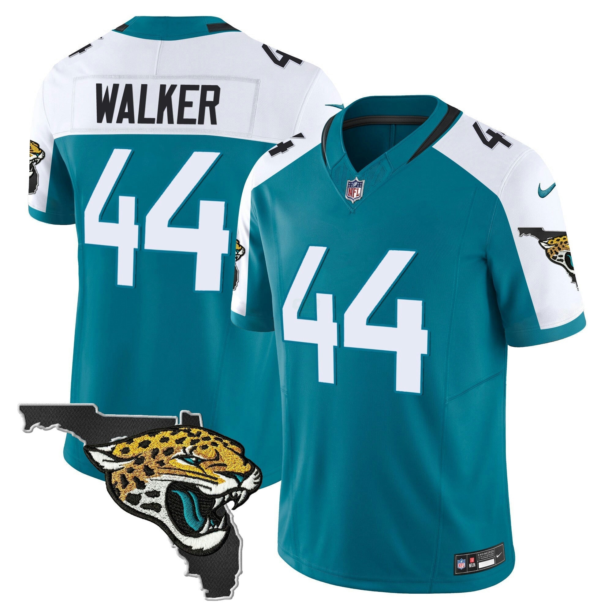 Camisa NFL Men’s Jacksonville Florida Patch Vapor Jersey