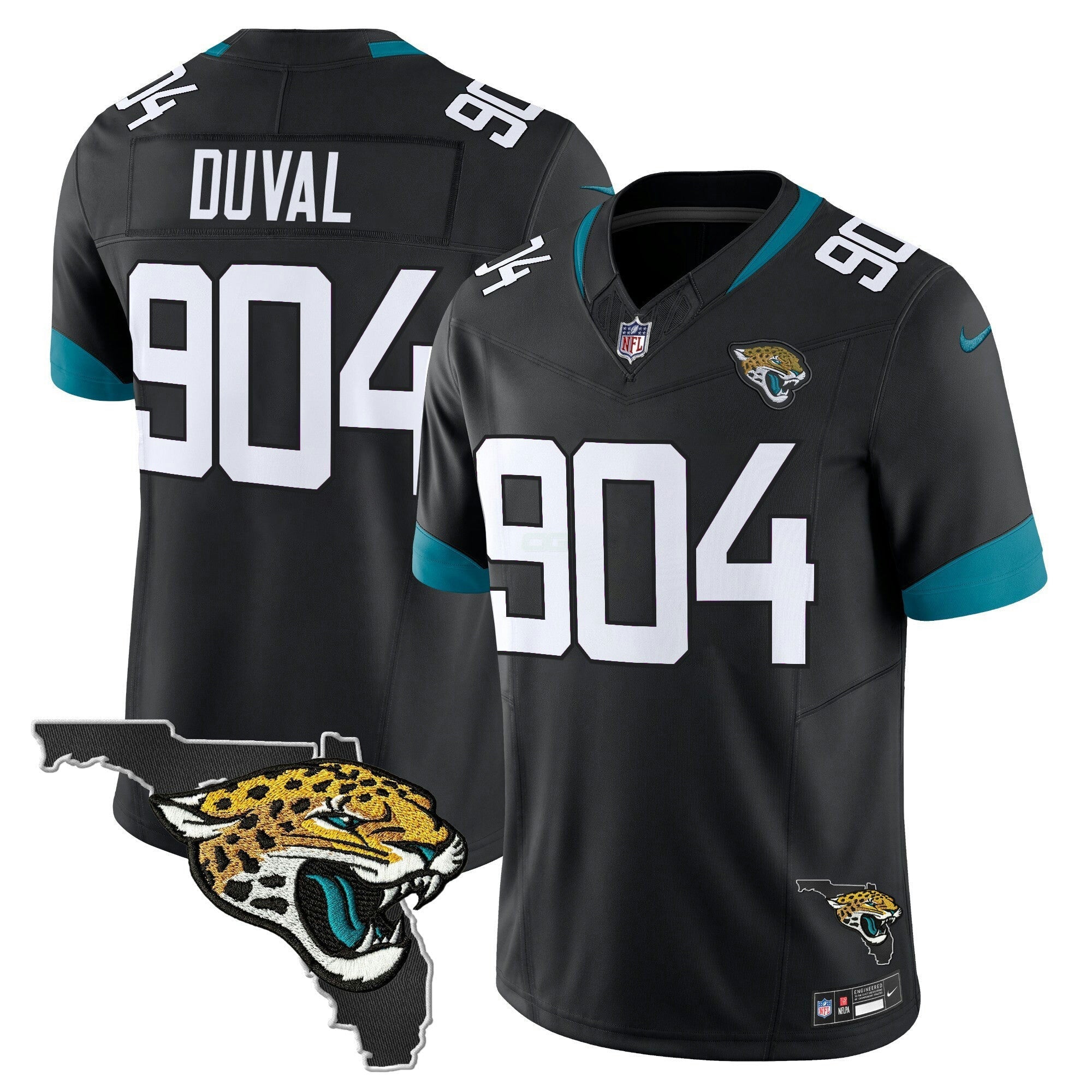 Camisa NFL Men’s Jacksonville Florida Patch Vapor Jersey