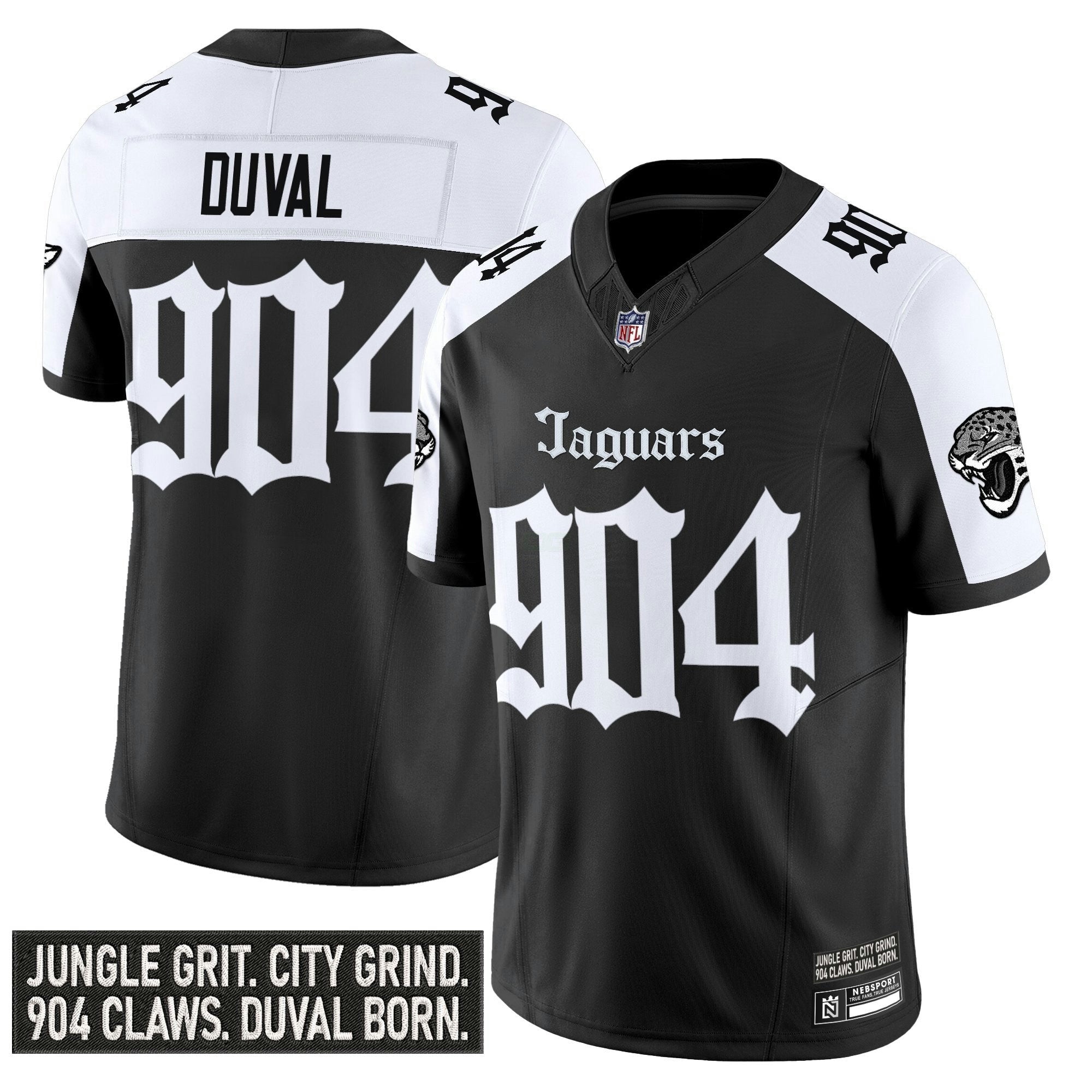 Camisa NFL Men’s Jacksonville ‘Gothic Duvall Shadows Edition’ Vapor Jersey
