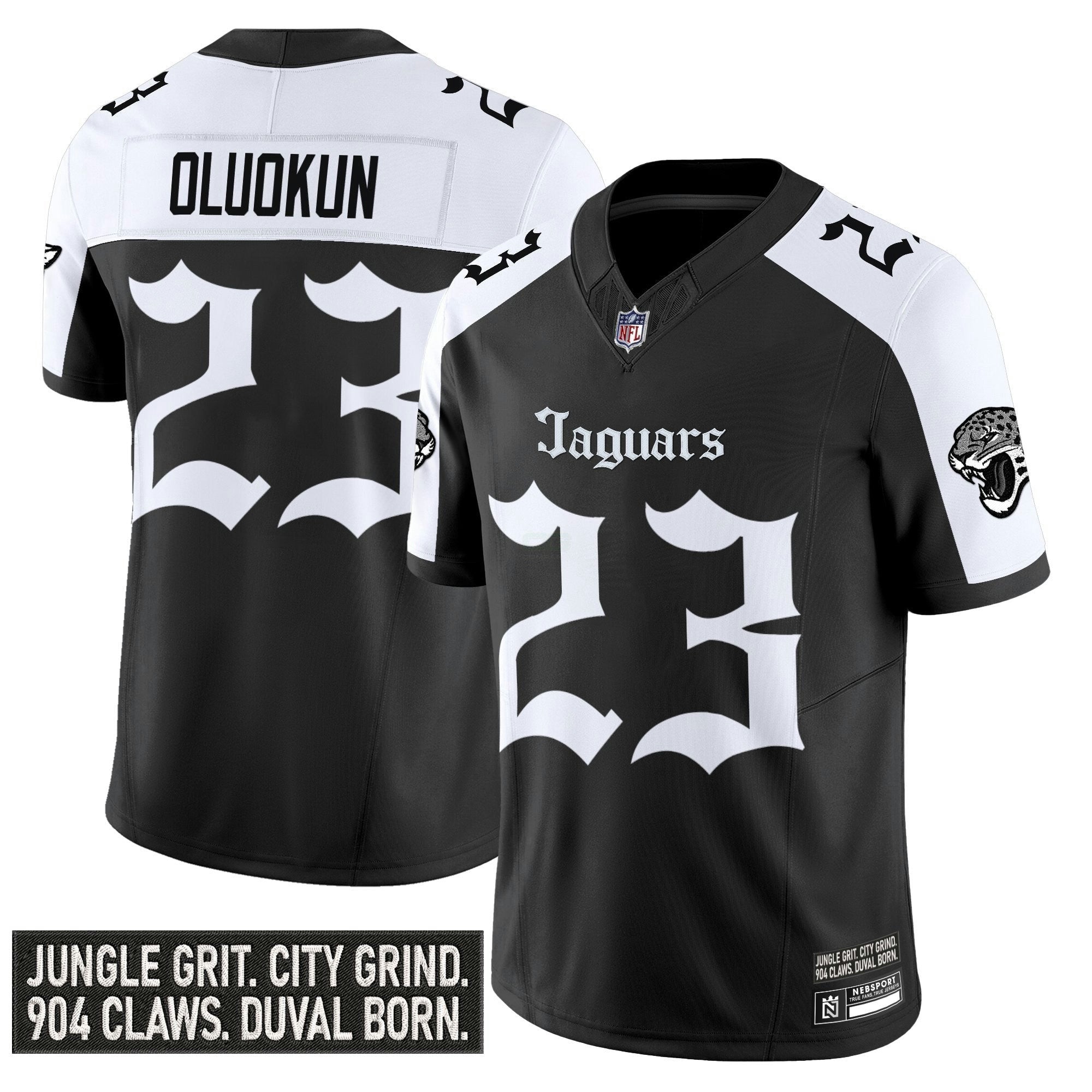 Camisa NFL Men’s Jacksonville ‘Gothic Duvall Shadows Edition’ Vapor Jersey