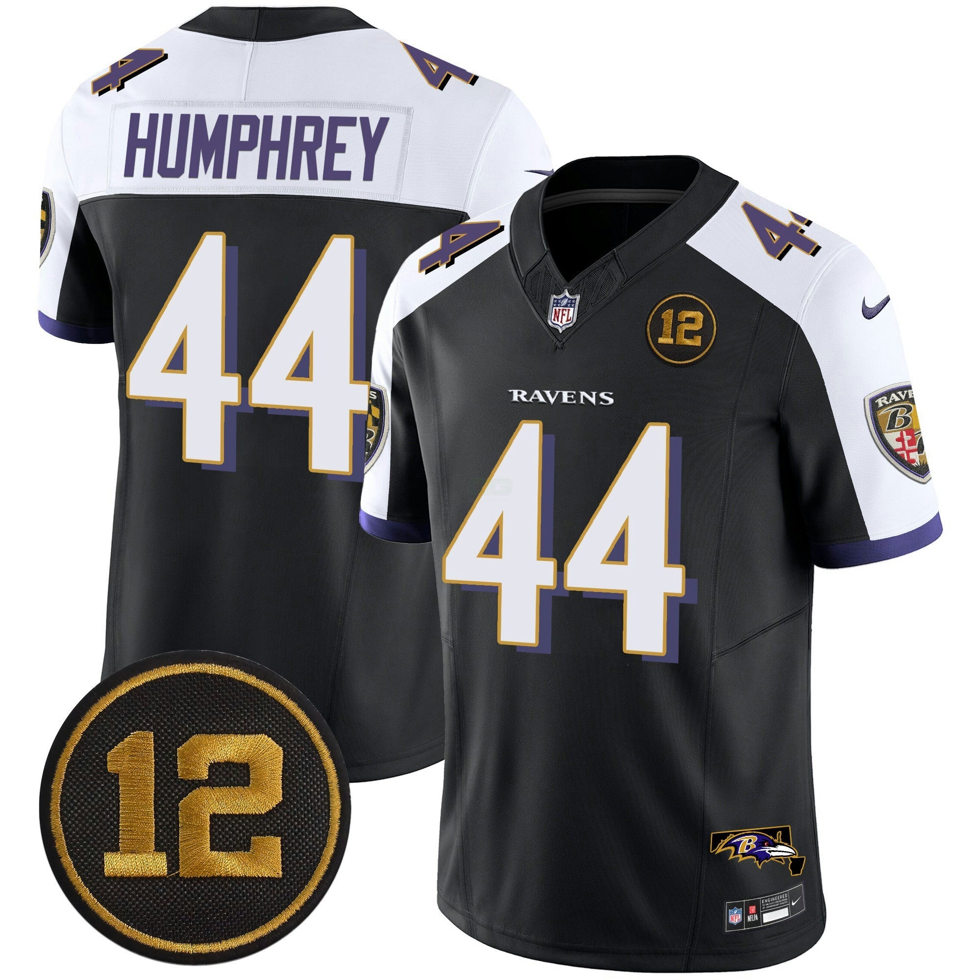 Camisa NFL Men’s Jacoby Jones Patch Vapor Limited Jersey