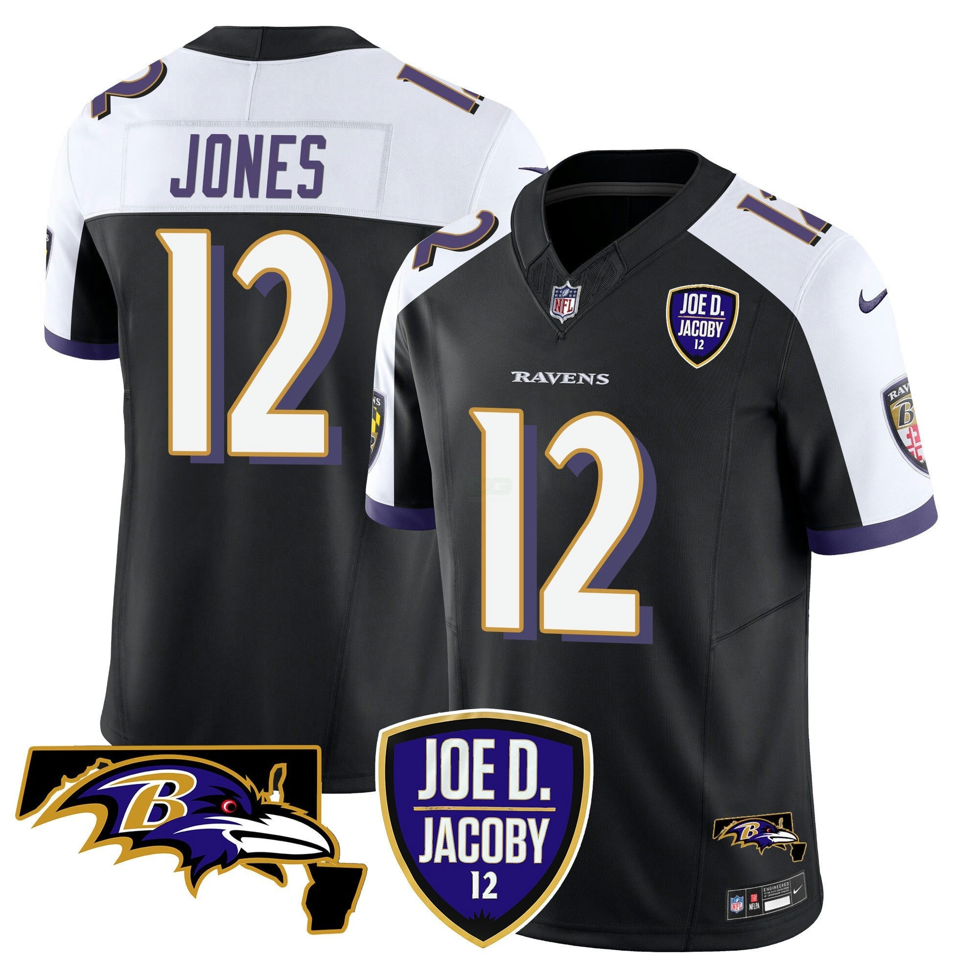 Camisa NFL Men’s Joe D & Jacoby Patch Vapor Limited Jersey