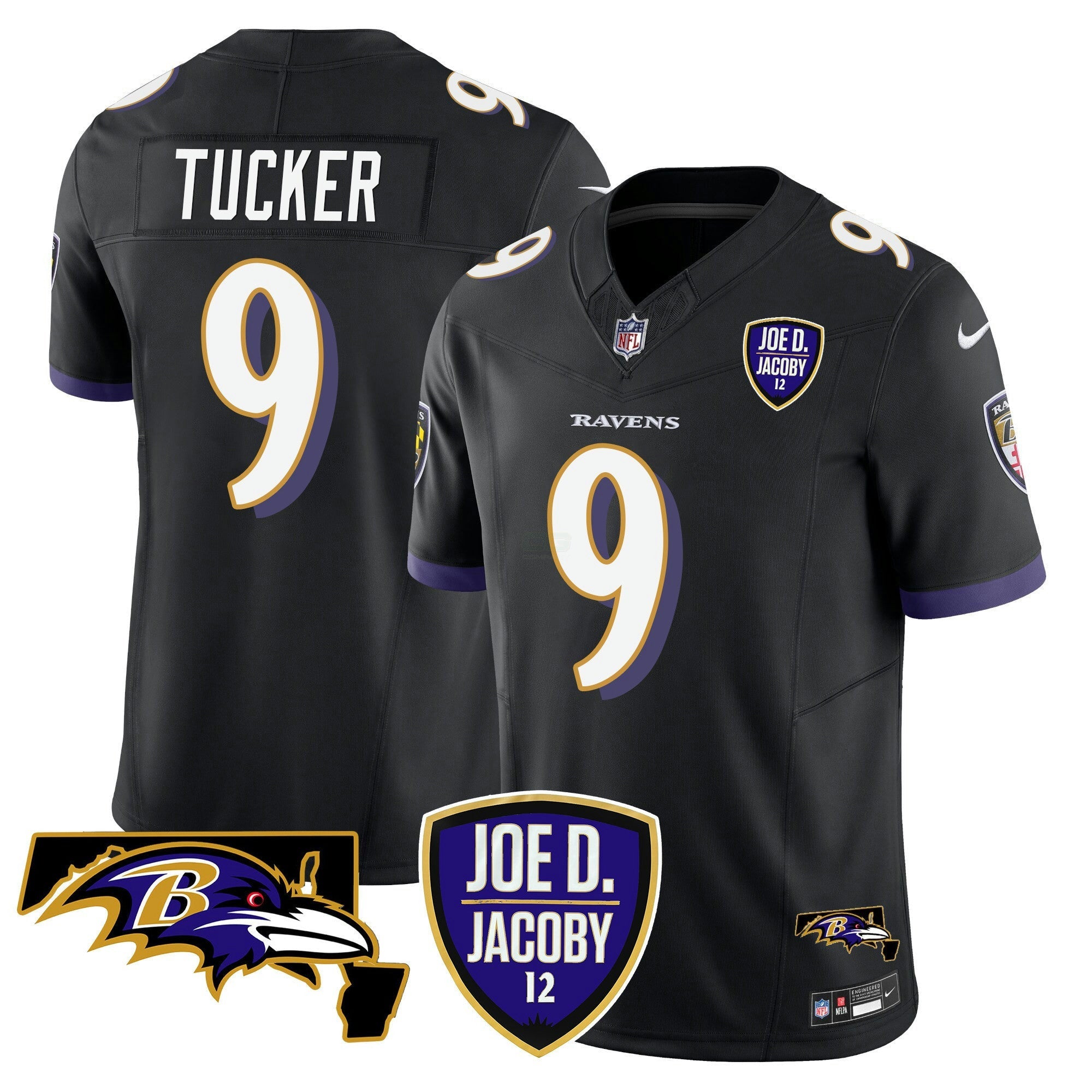 Camisa NFL Men’s Joe D & Jacoby Patch Vapor Limited Jersey