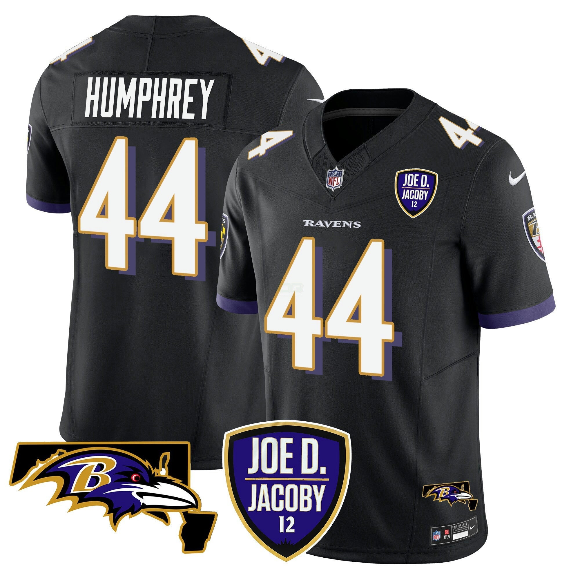 Camisa NFL Men’s Joe D & Jacoby Patch Vapor Limited Jersey