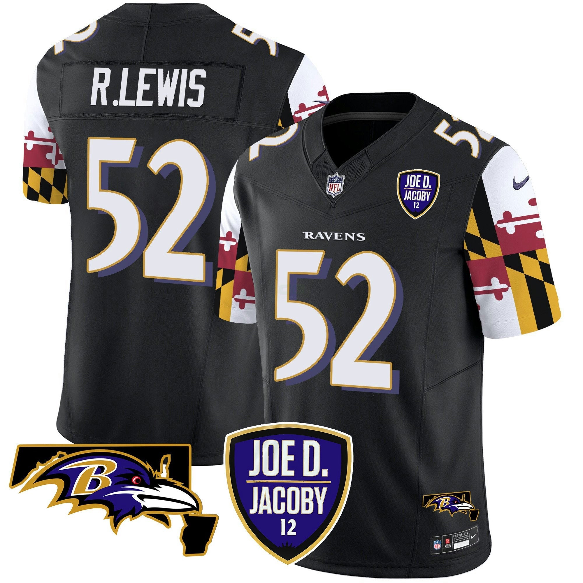 Camisa NFL Men’s Joe D & Jacoby Patch Vapor Limited Jersey V2