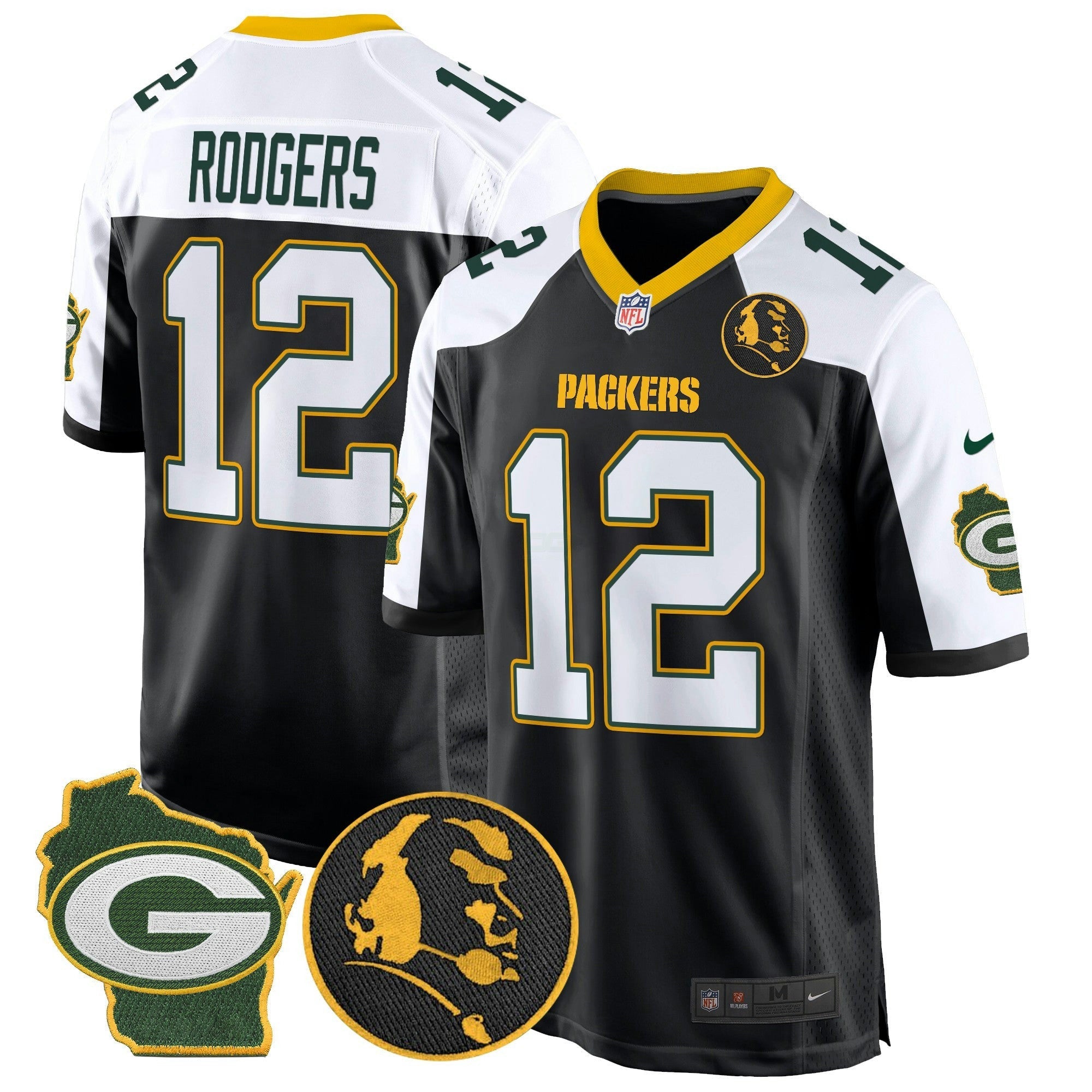 Camisa NFL Men’s John Madden & Home Patch Game Jersey