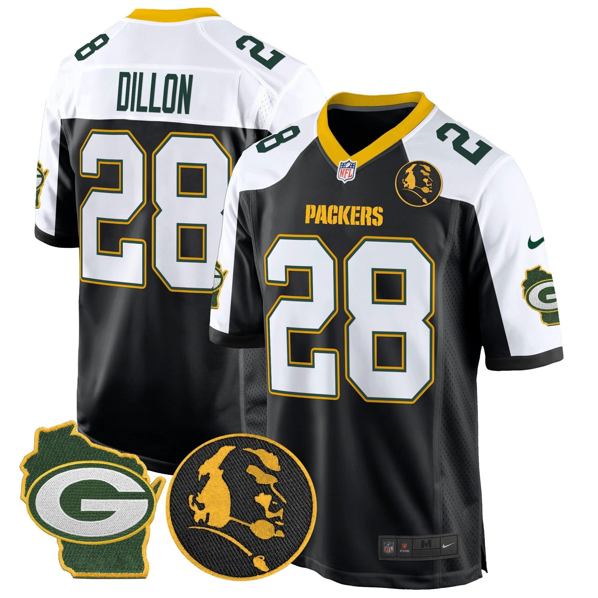 Camisa NFL Men’s John Madden & Home Patch Game Jersey