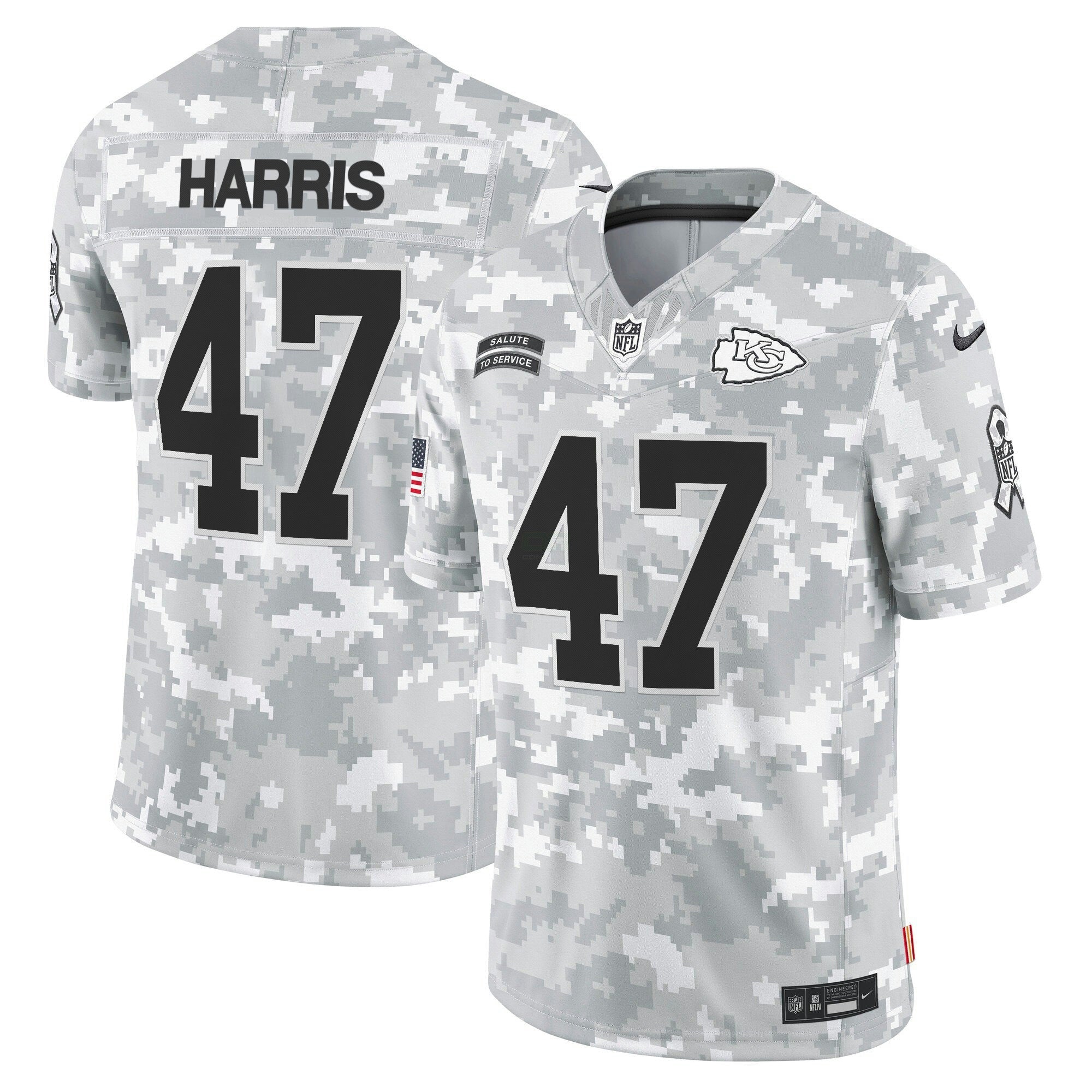 Camisa NFL Men’s Kansas City 2024 Salute to Service Vapor Limited Jersey – All stitched