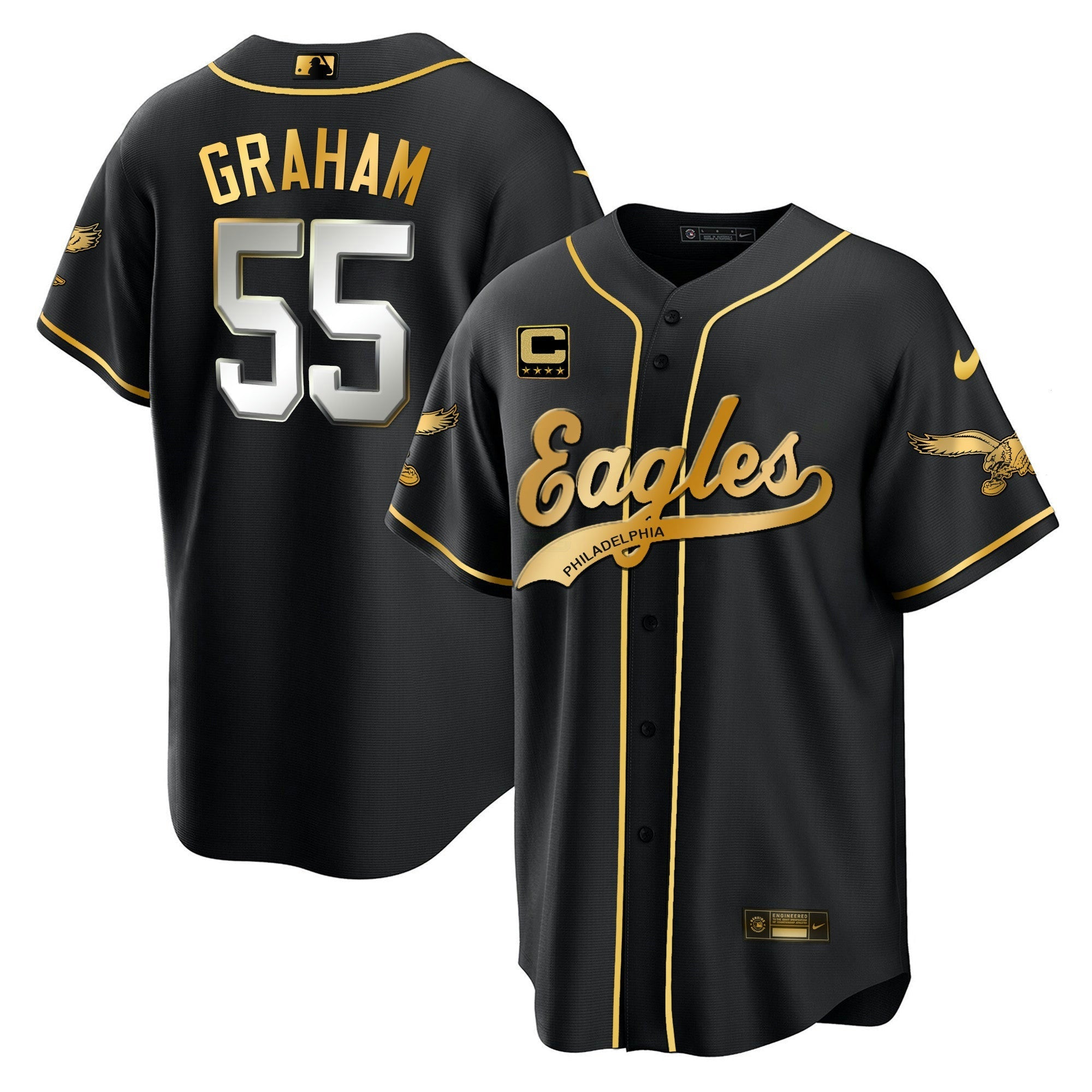 Camisa NFL Men’s Kelly Green Baseball Limited Jersey