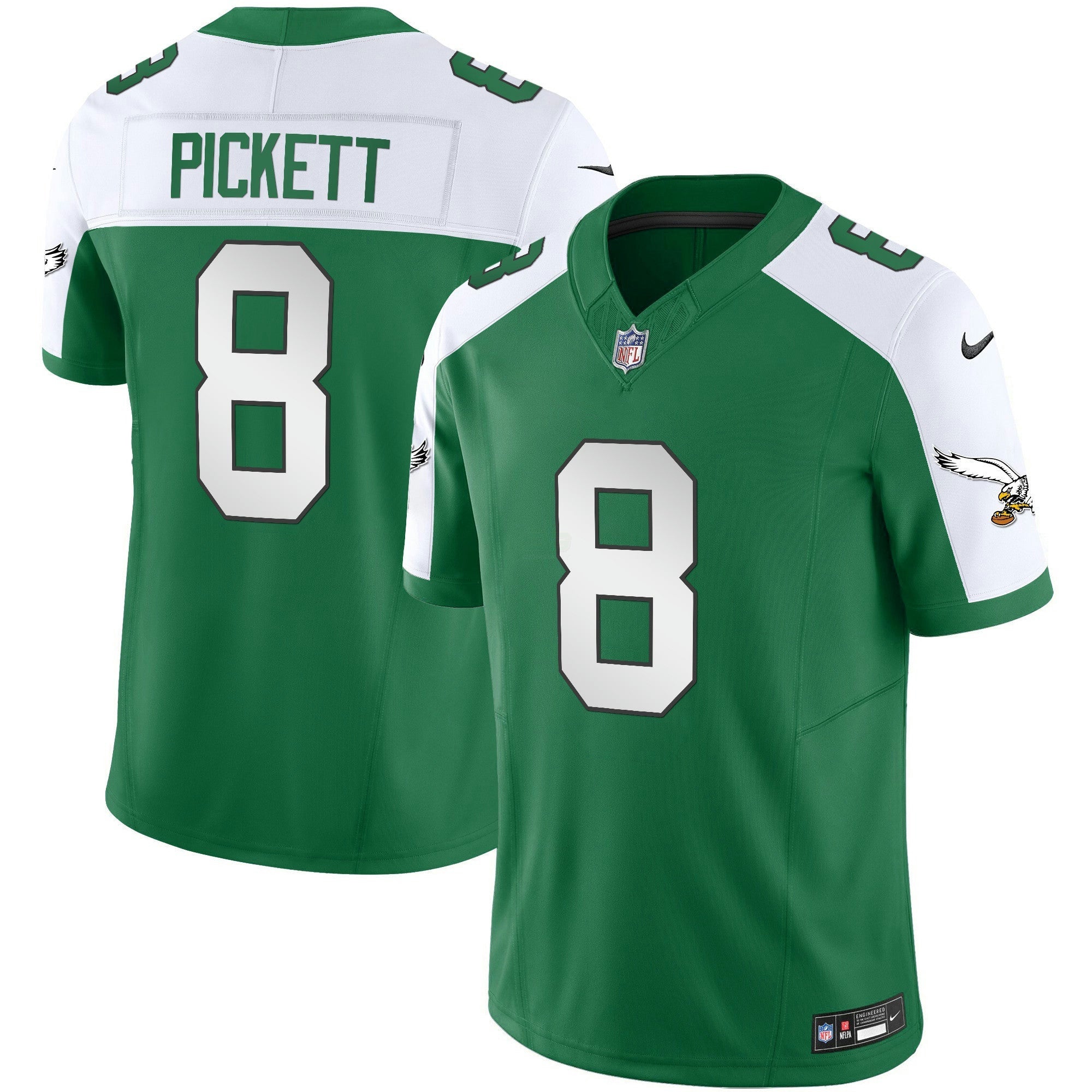Camisa NFL Men’s Kelly Green Vapor Limited Jersey V2