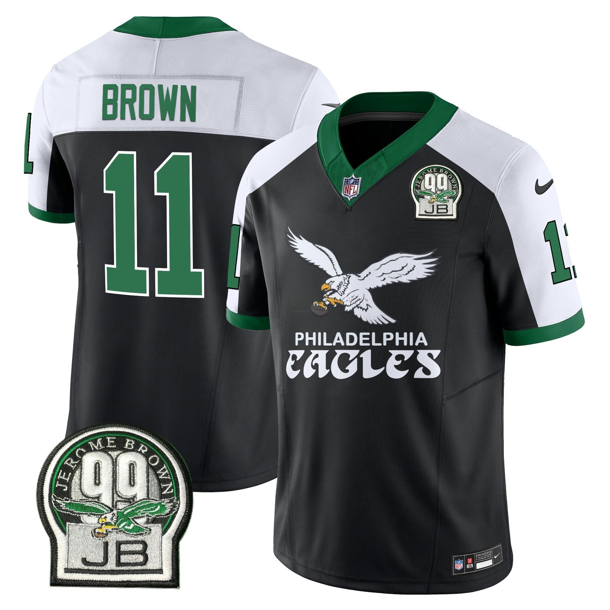 Camisa NFL Men’s Kelly Green Vapor Limited Jersey V5
