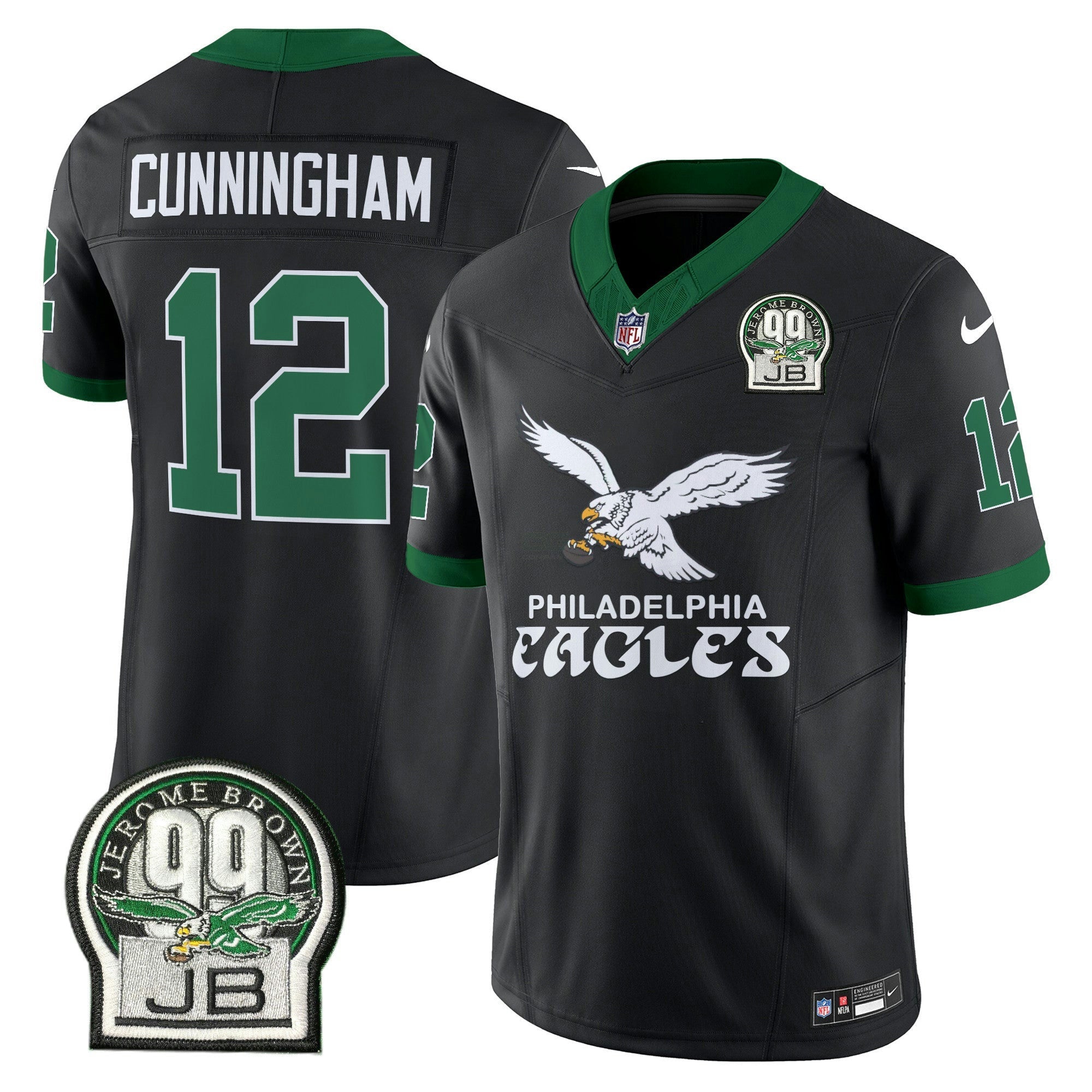 Camisa NFL Men’s Kelly Green Vapor Limited Jersey V5