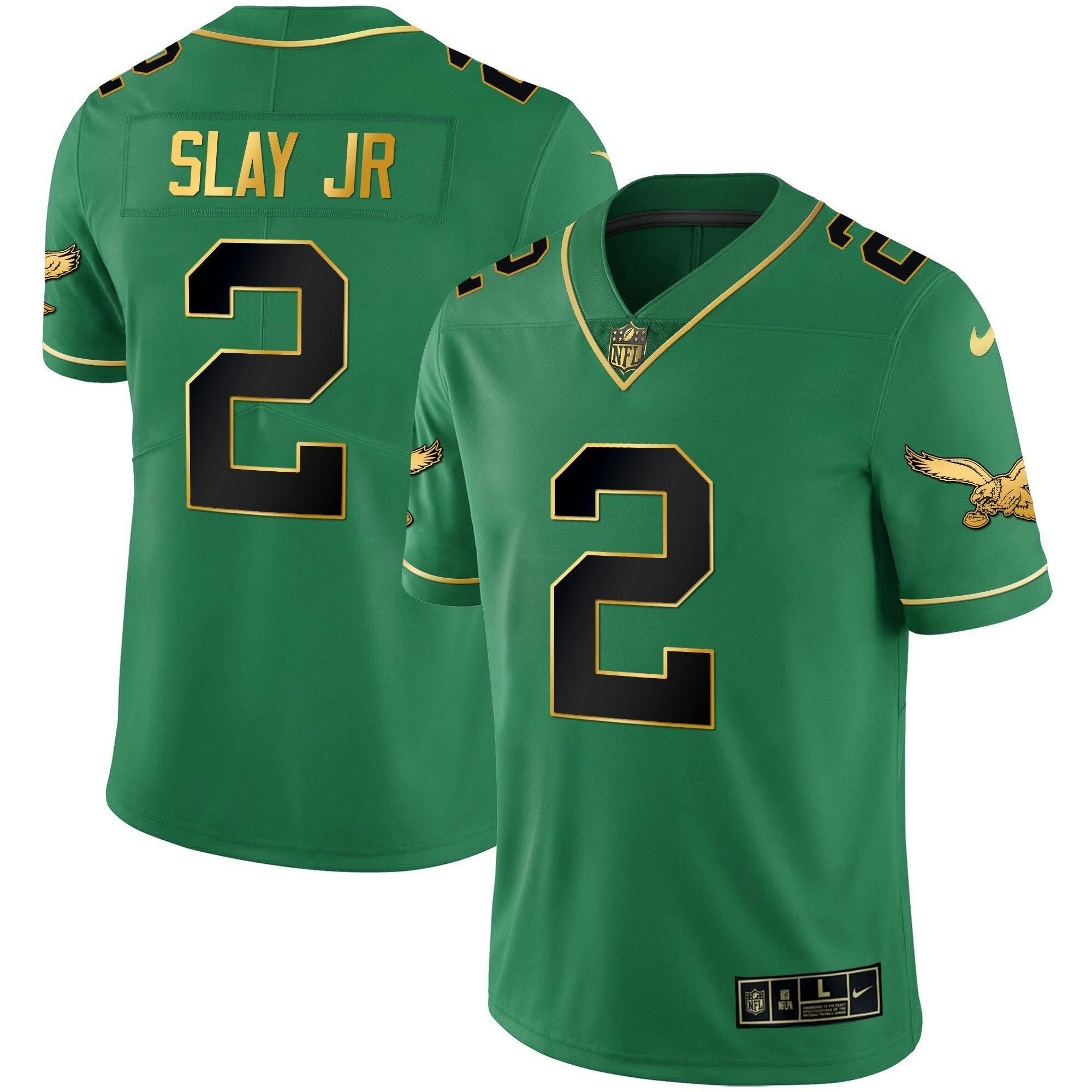 Camisa NFL Men’s Kelly Verde Dourada Jersey