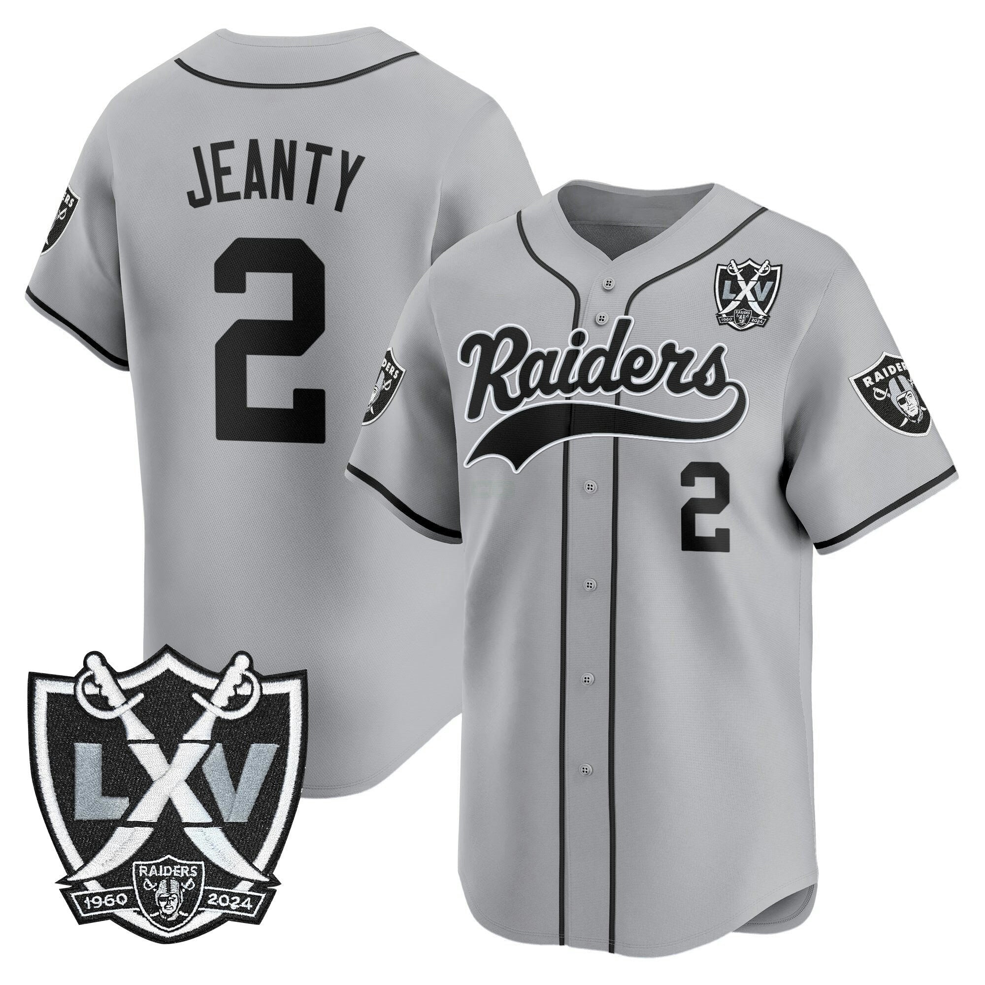 Camisa NFL Men’s Las Vegas 65th Anniversary Patch Vapor Jersey