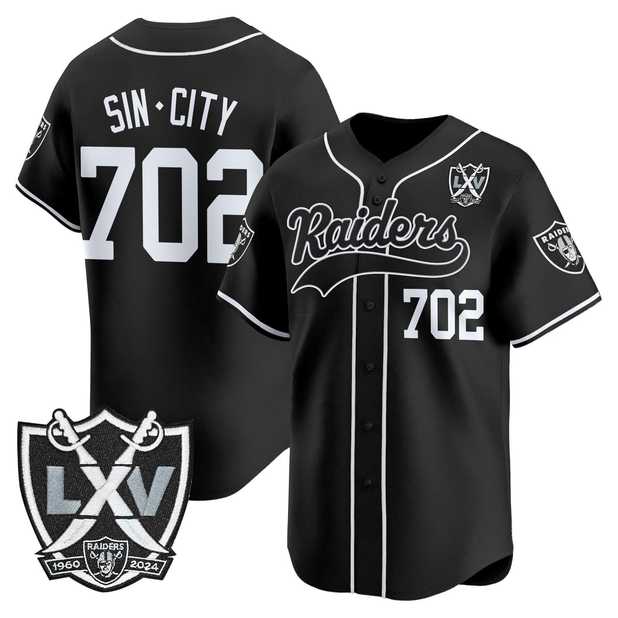 Camisa NFL Men’s Las Vegas 65th Anniversary Patch Vapor Jersey
