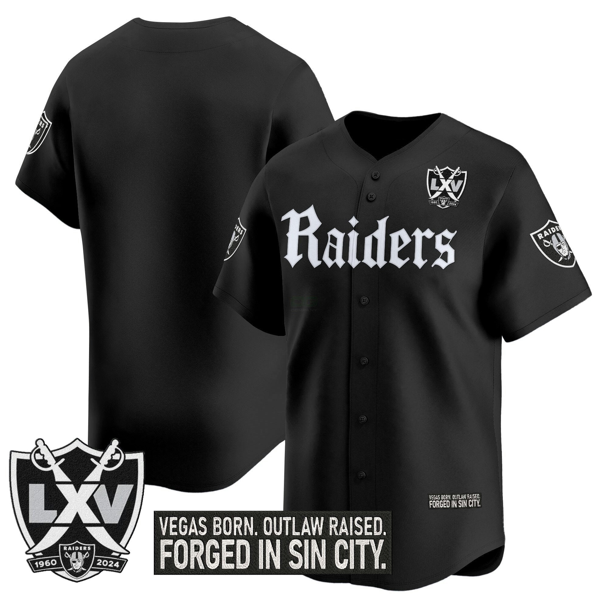 Camisa NFL Men’s Las Vegas ‘Gothic Sin City Shadows Edition’ Vapor Jersey