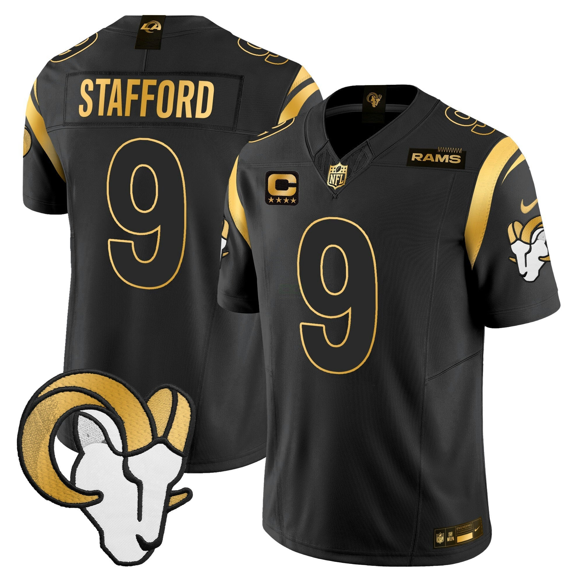 Camisa NFL Men’s Los Angeles 2024 Dourada Vapor Limited Jersey