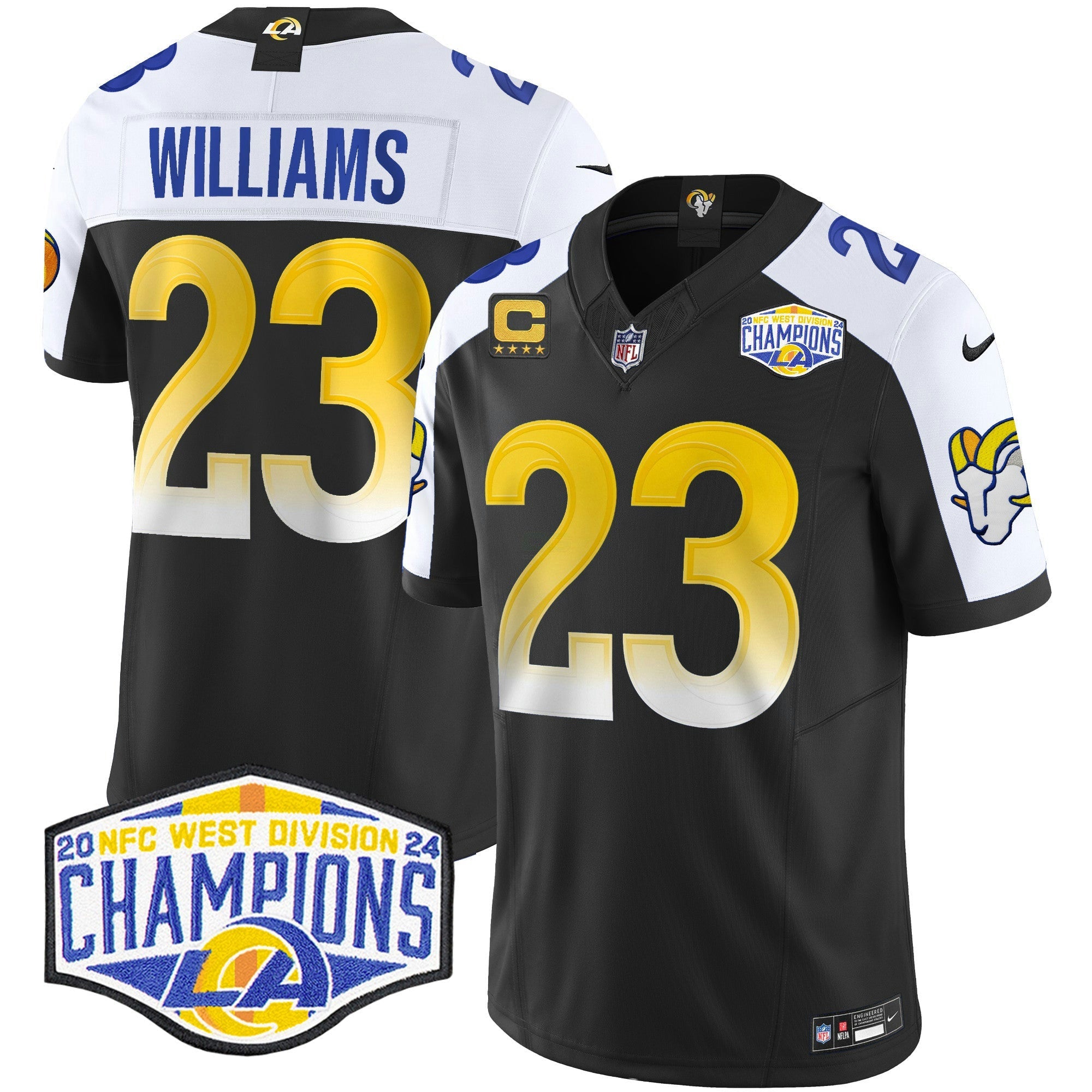 Camisa NFL Men’s Los Angeles 2024 NFC West Division Champions Vapor Limited Jersey