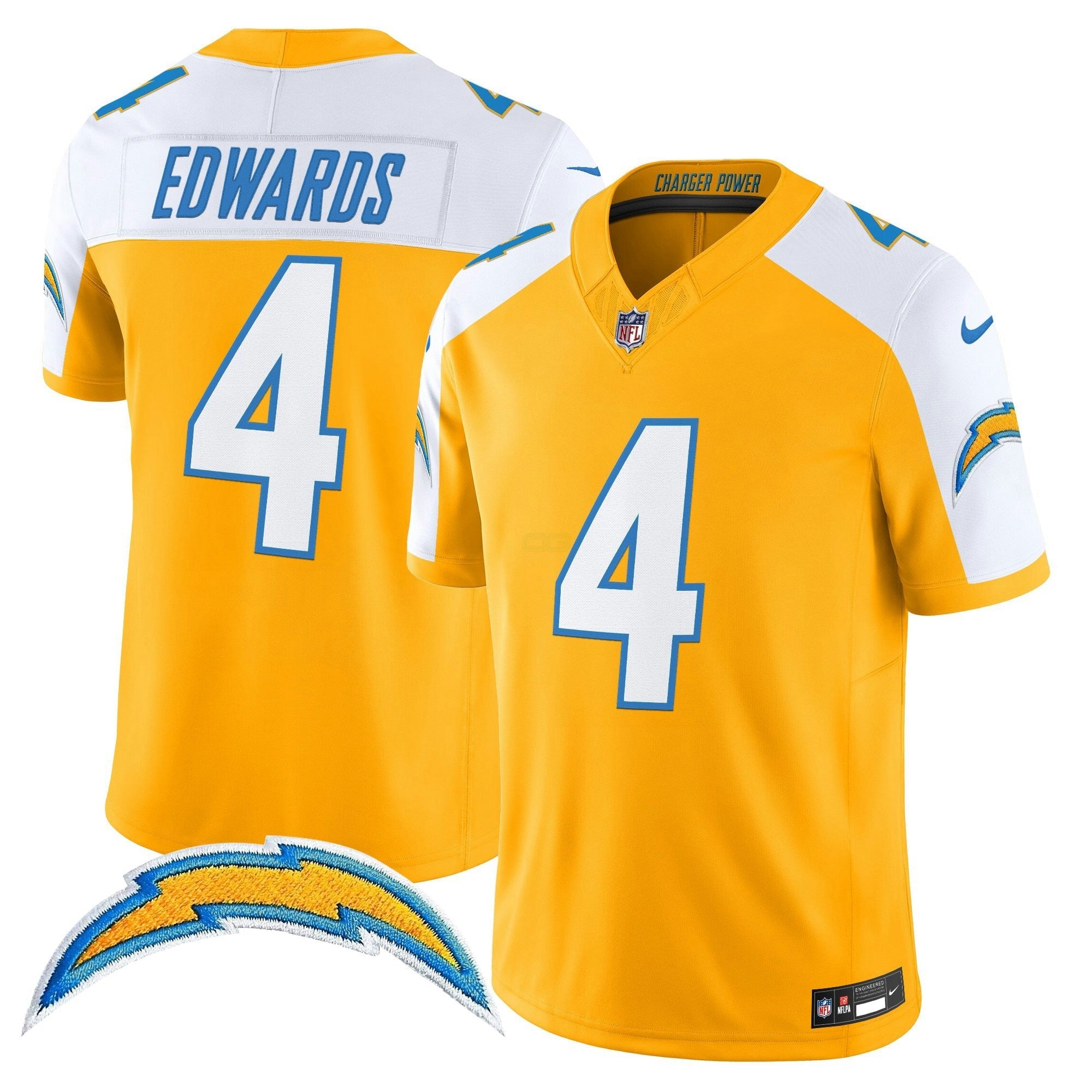 Camisa NFL Men’s Los Angeles 2025 Alternativa Charger Power Vapor Limited Jersey