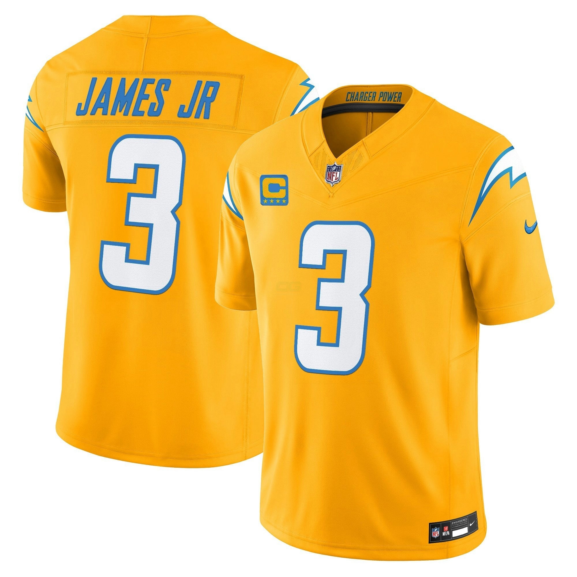 Camisa NFL Men’s Los Angeles 2025 Alternativa Charger Power Vapor Limited Jersey