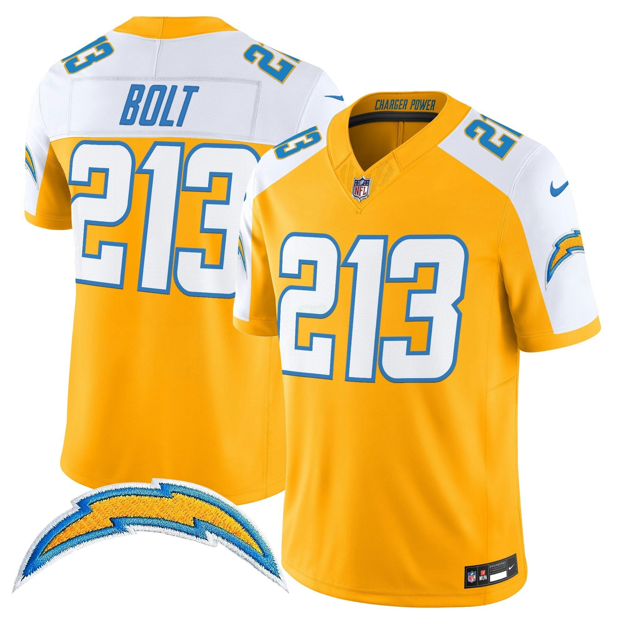 Camisa NFL Men’s Los Angeles 2025 Alternativa Charger Power Vapor Limited Jersey
