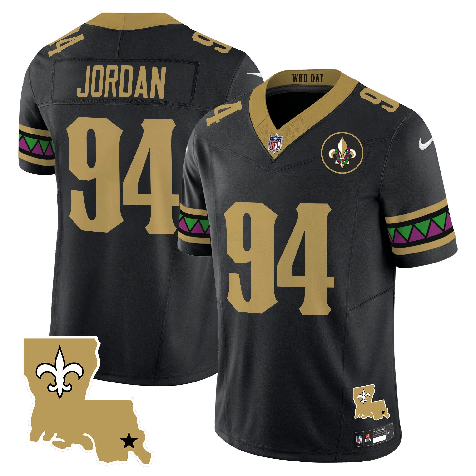 Camisa NFL Men’s Mardi Gras Vapor Limited Jersey