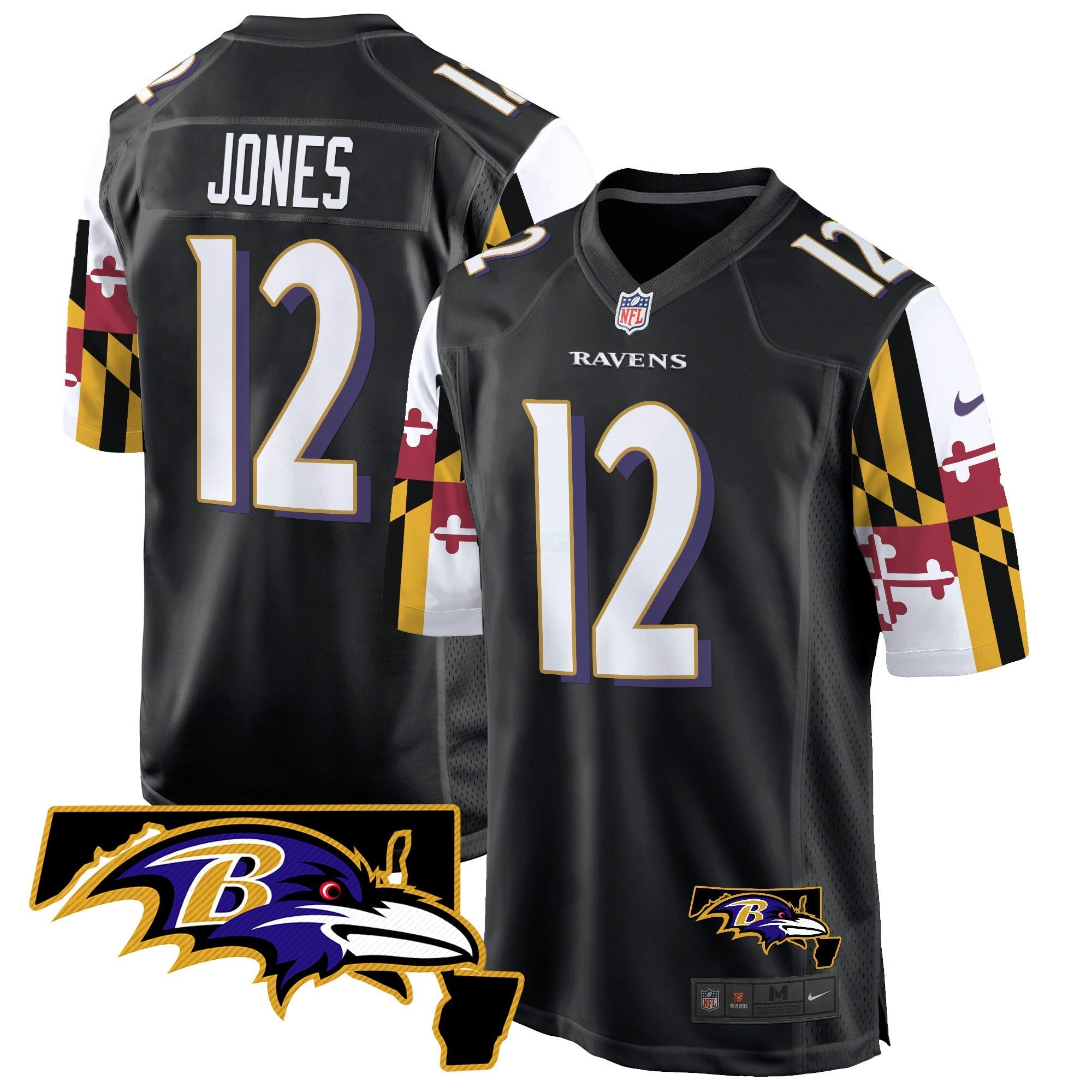 Camisa NFL Men’s Maryland Flag Game Jersey