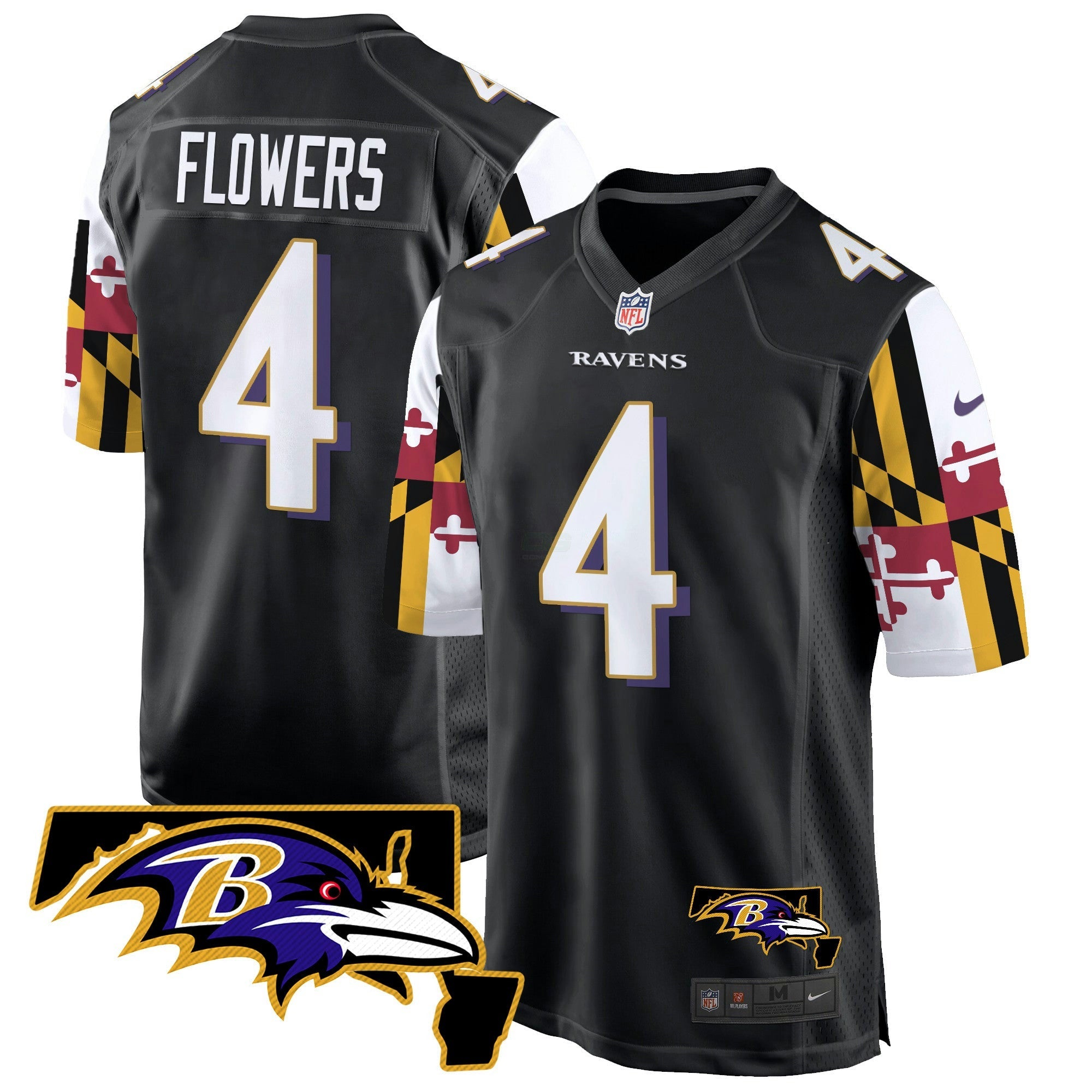 Camisa NFL Men’s Maryland Flag Game Jersey