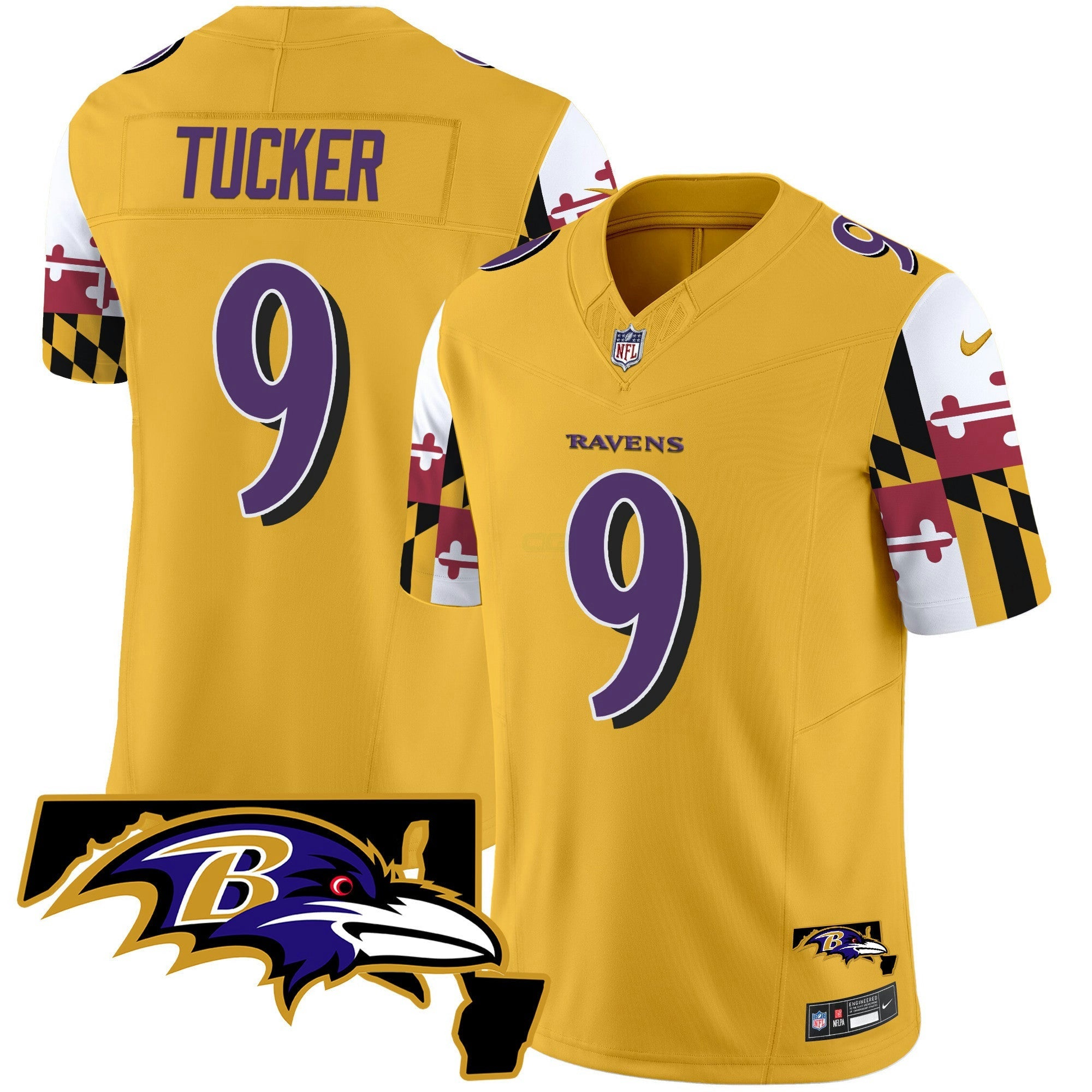 Camisa NFL Men’s Maryland Flag Vapor Limited Jersey V2