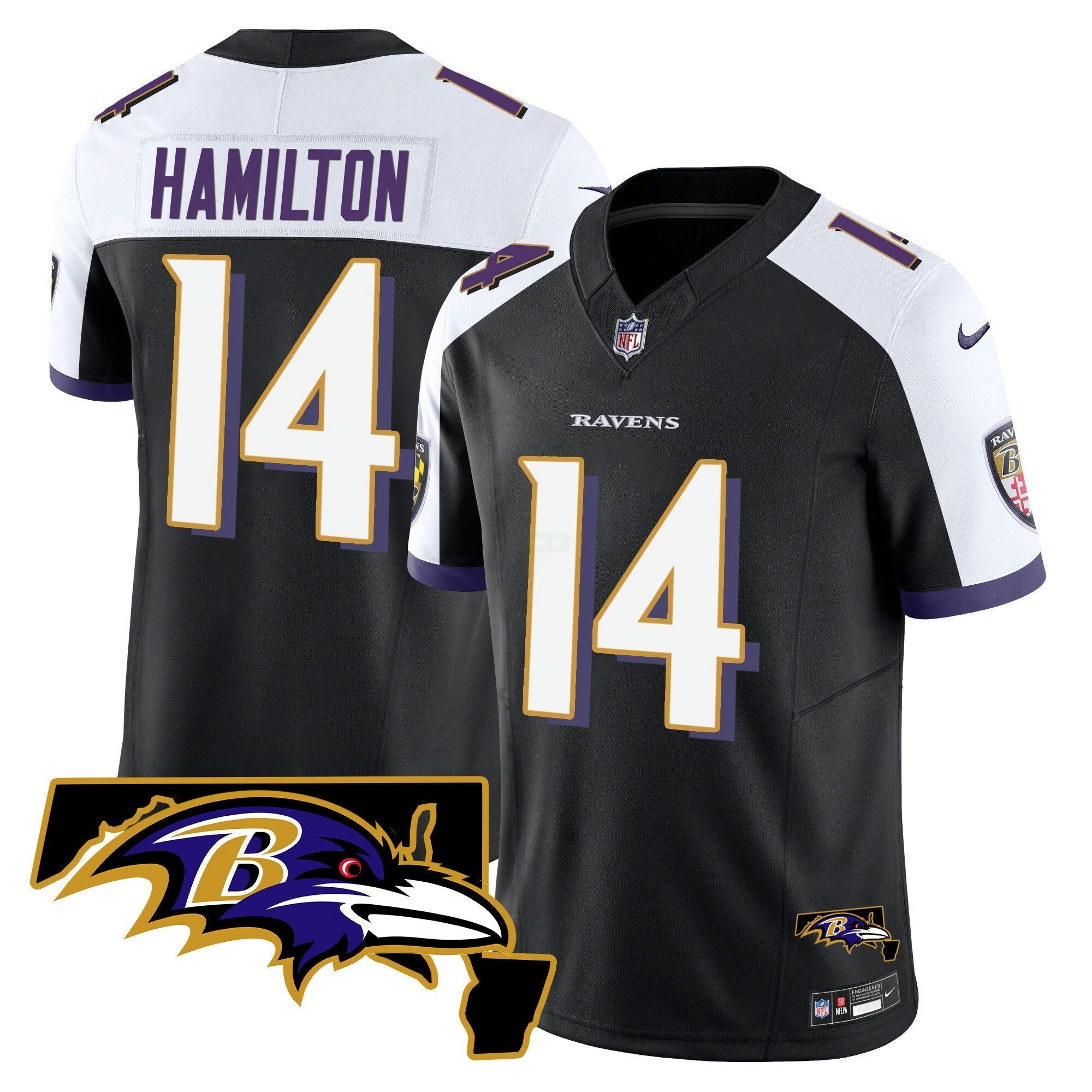 Camisa NFL Men’s Maryland Patch Vapor Limited Jersey