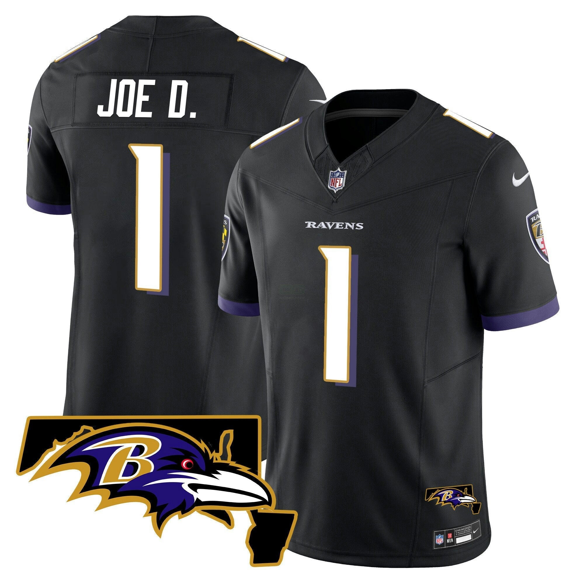 Camisa NFL Men’s Maryland Patch Vapor Limited Jersey