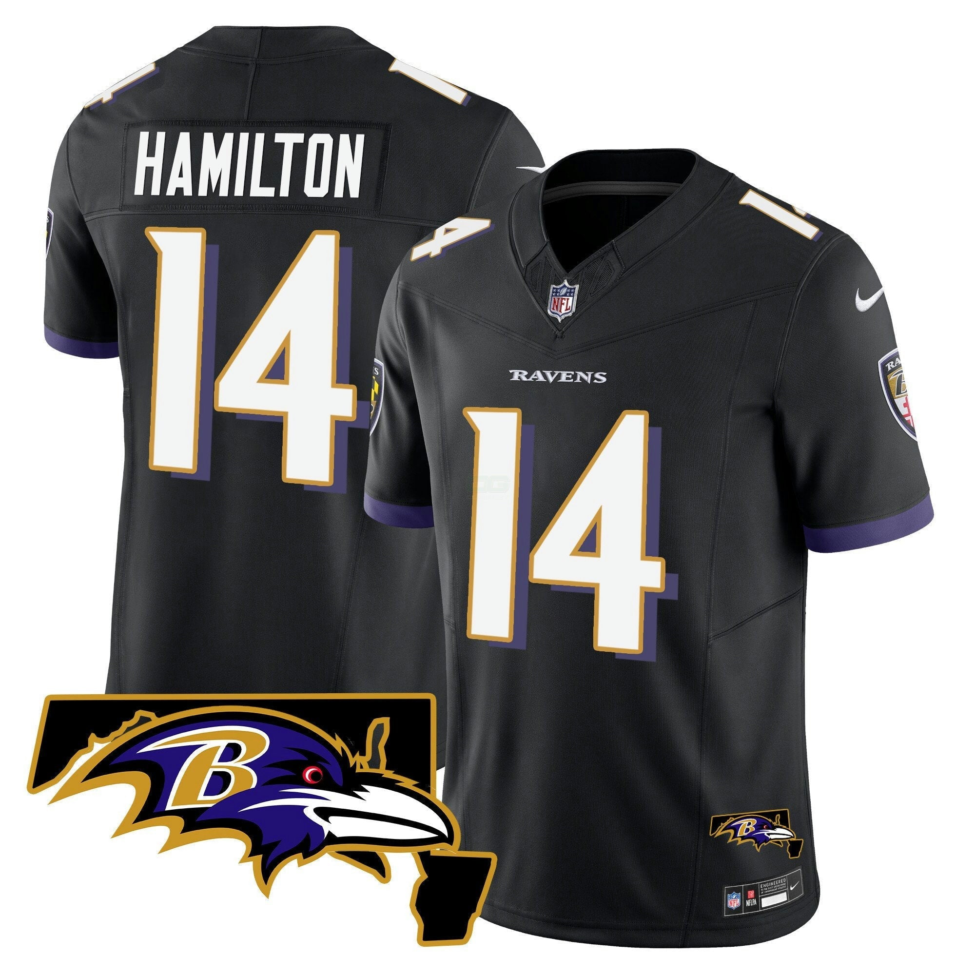 Camisa NFL Men’s Maryland Patch Vapor Limited Jersey